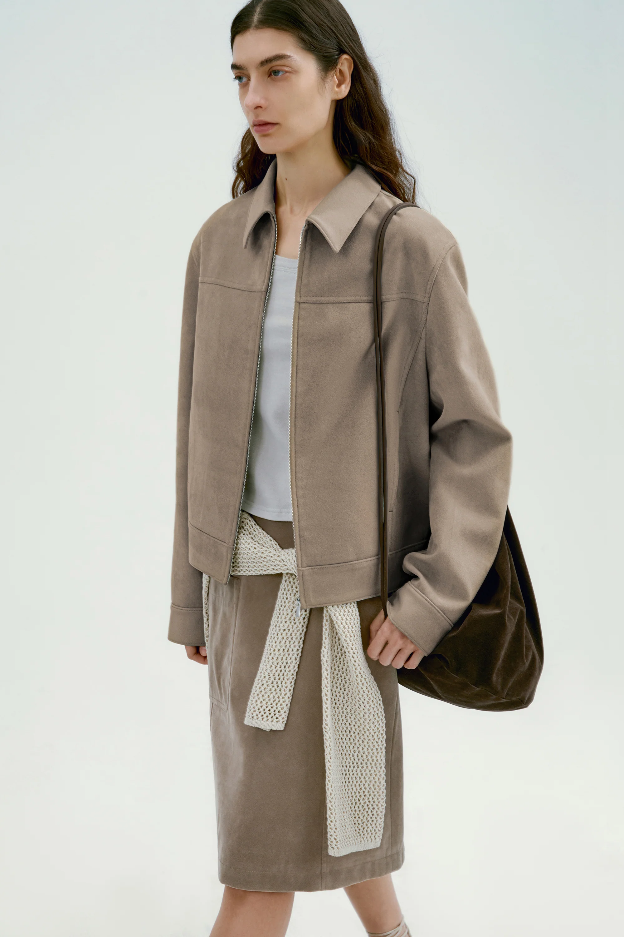 Short Suede Jacket - Image 6
