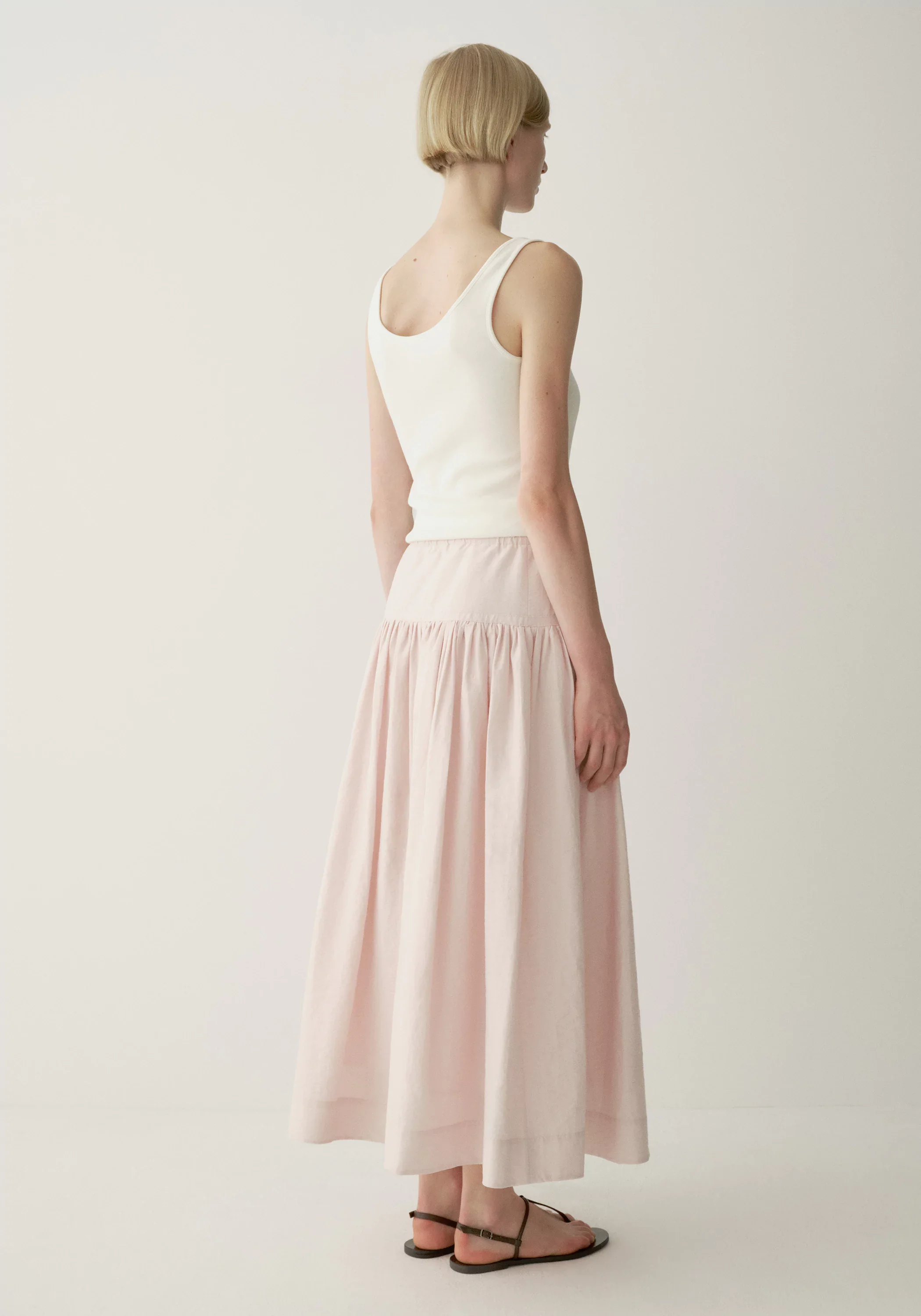 Side-drawstring A-Line Skirt - Image 15