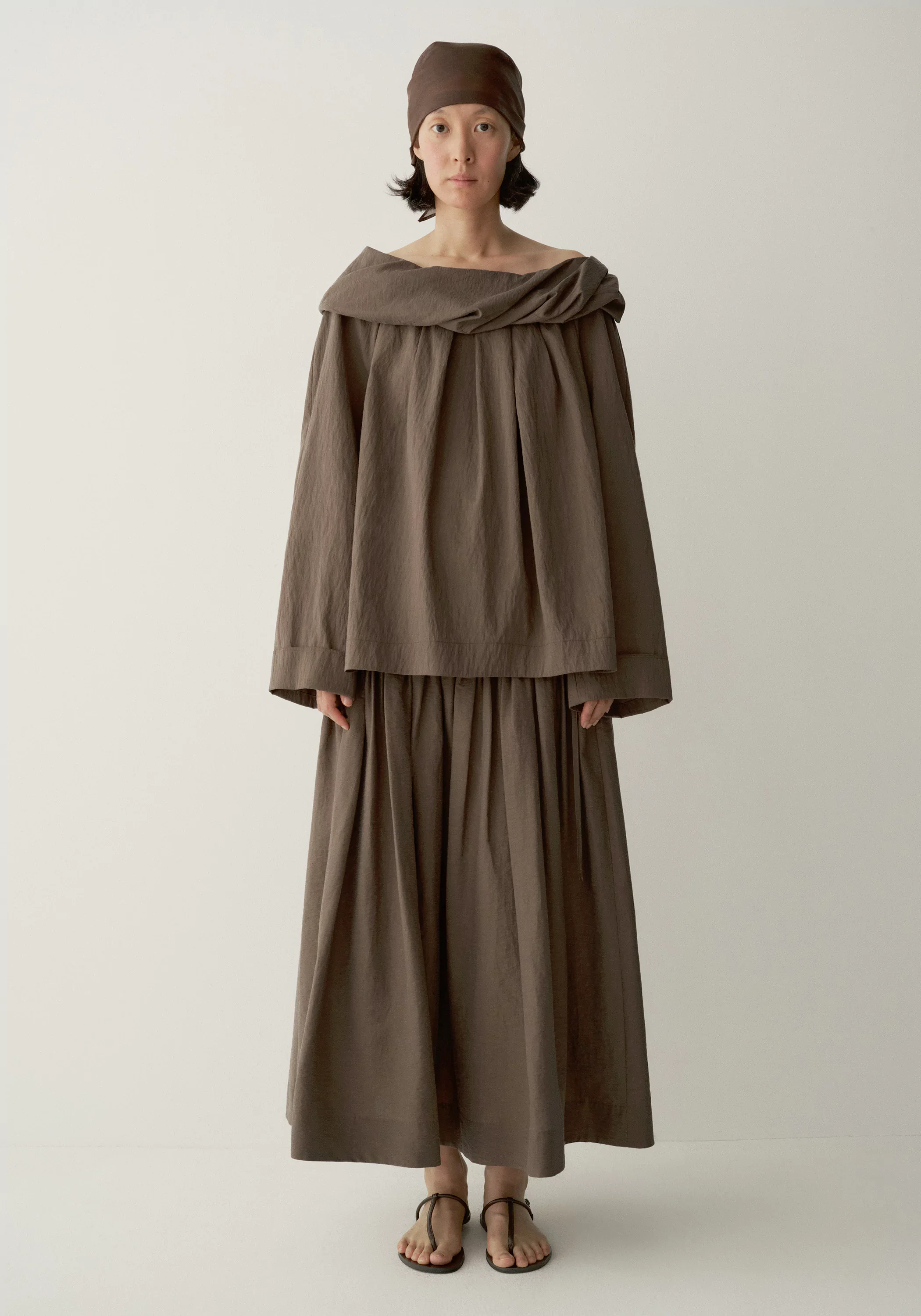 Side-drawstring A-Line Skirt - Image 4