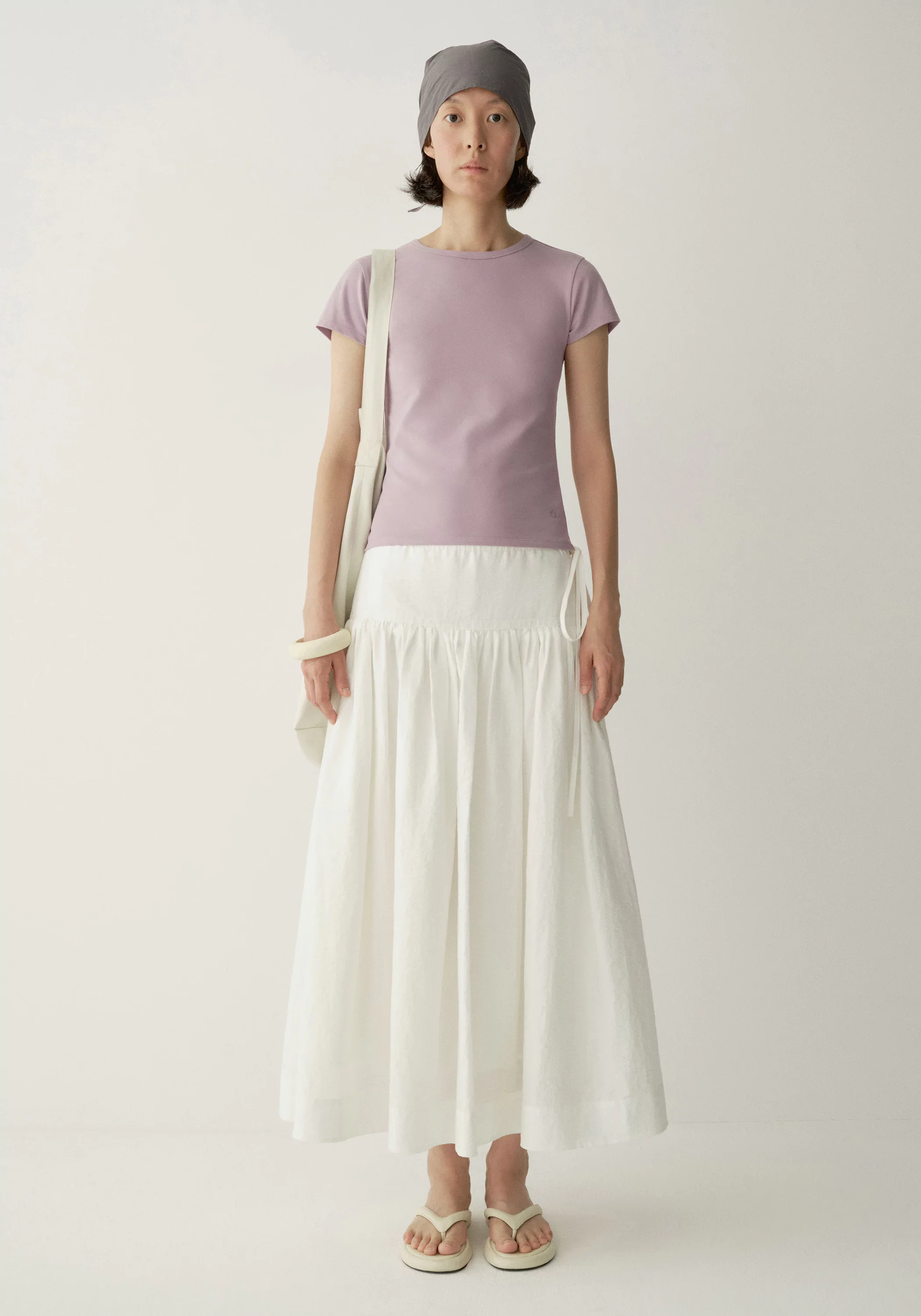 Side-drawstring A-Line Skirt - Image 7
