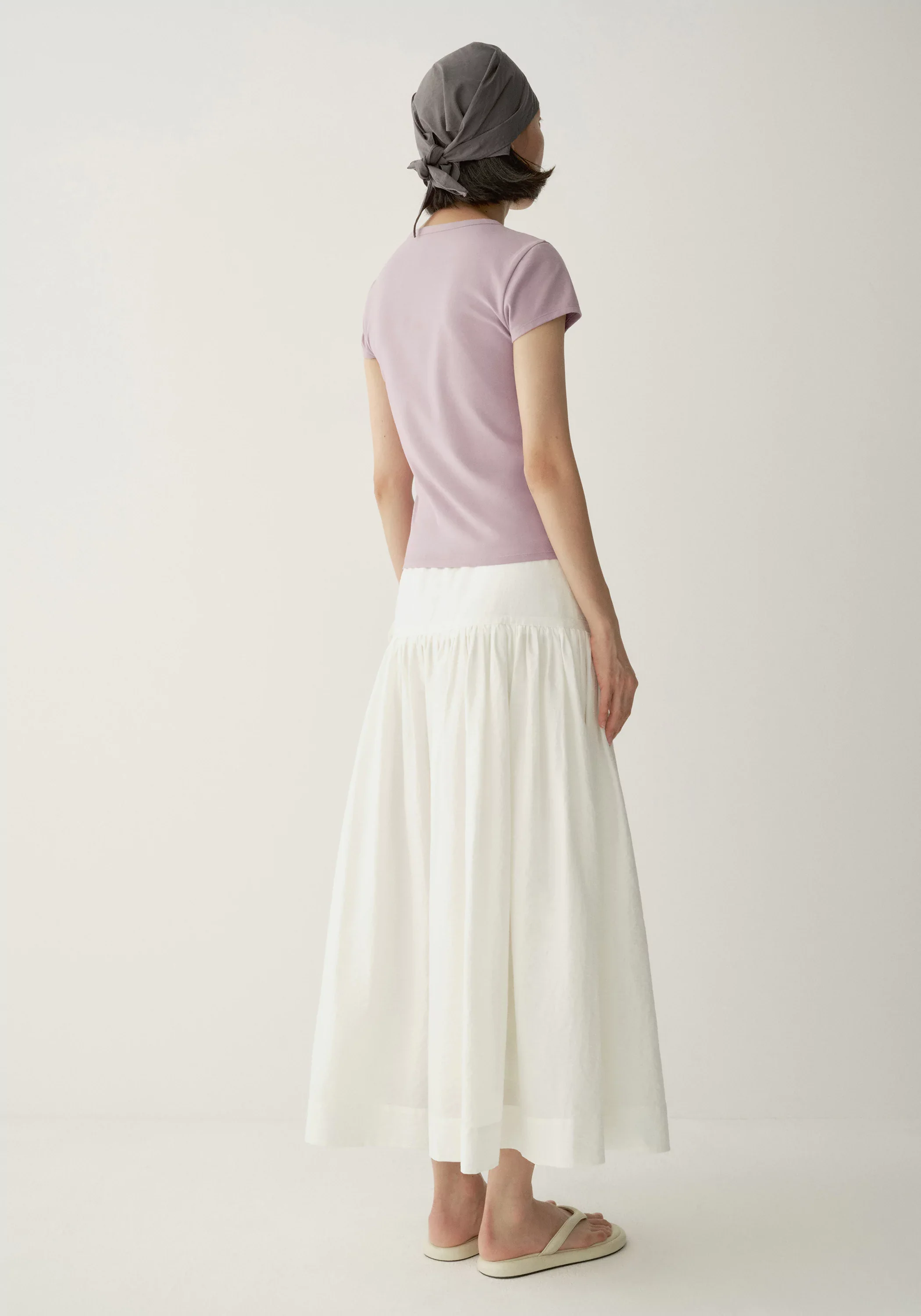 Side-drawstring A-Line Skirt - Image 9