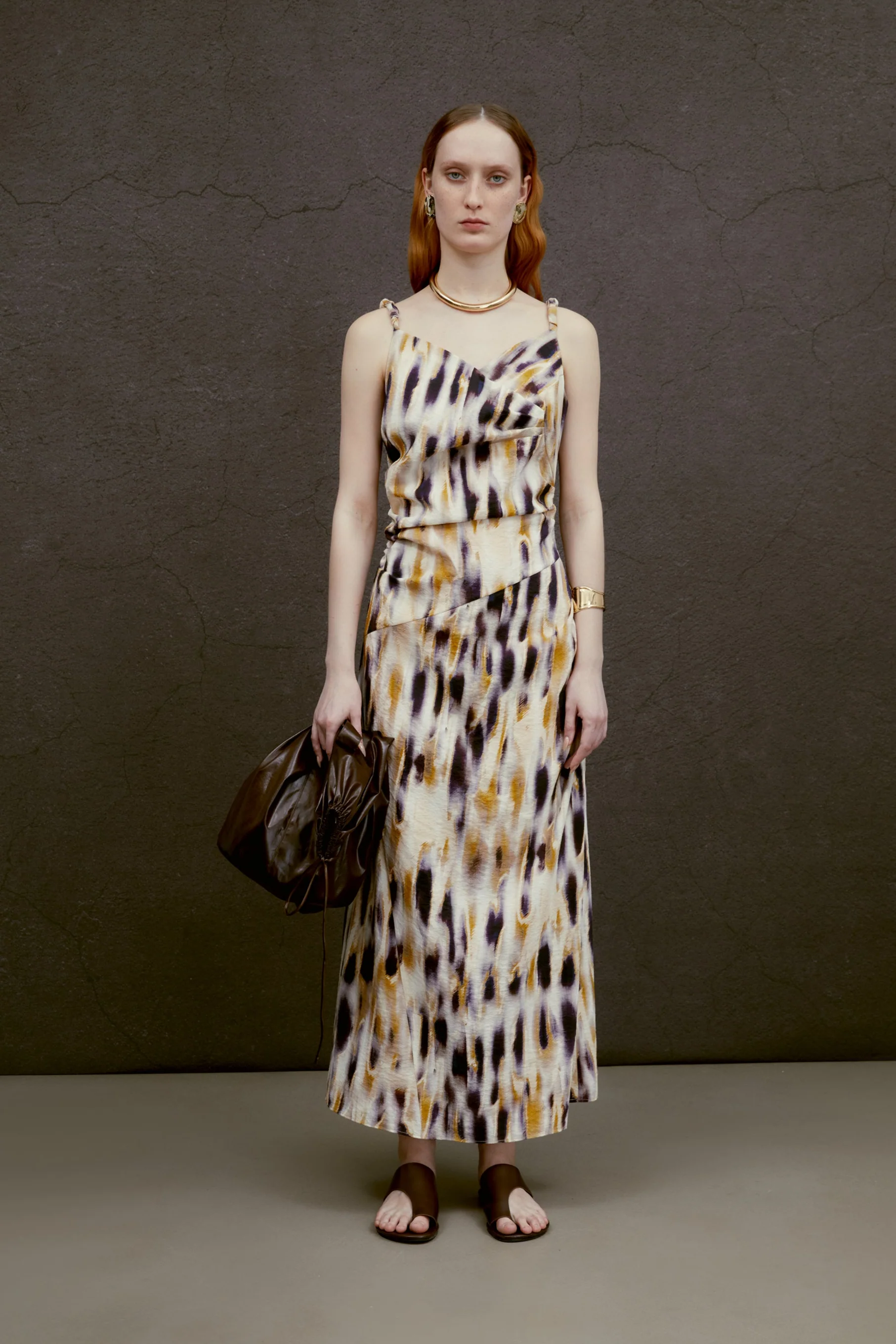 Silk Floral Midi Dress - Image 4