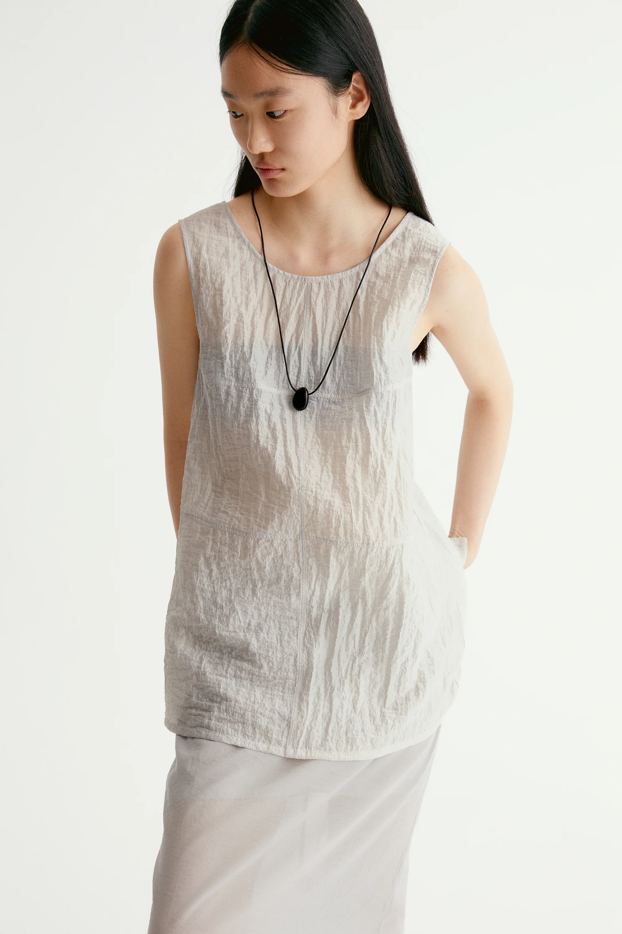 Silk See-through Vest - Image 13