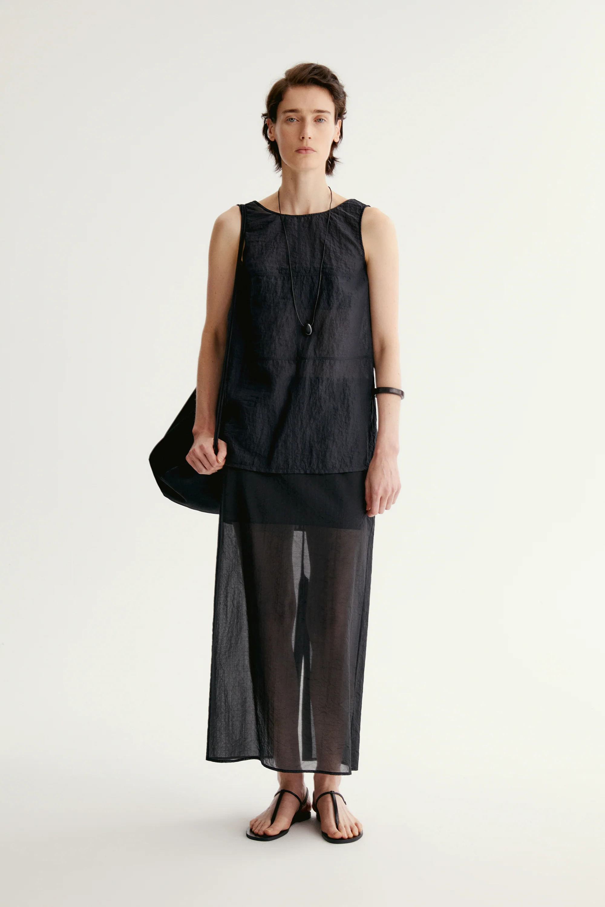 Silk See-through Vest - Image 3