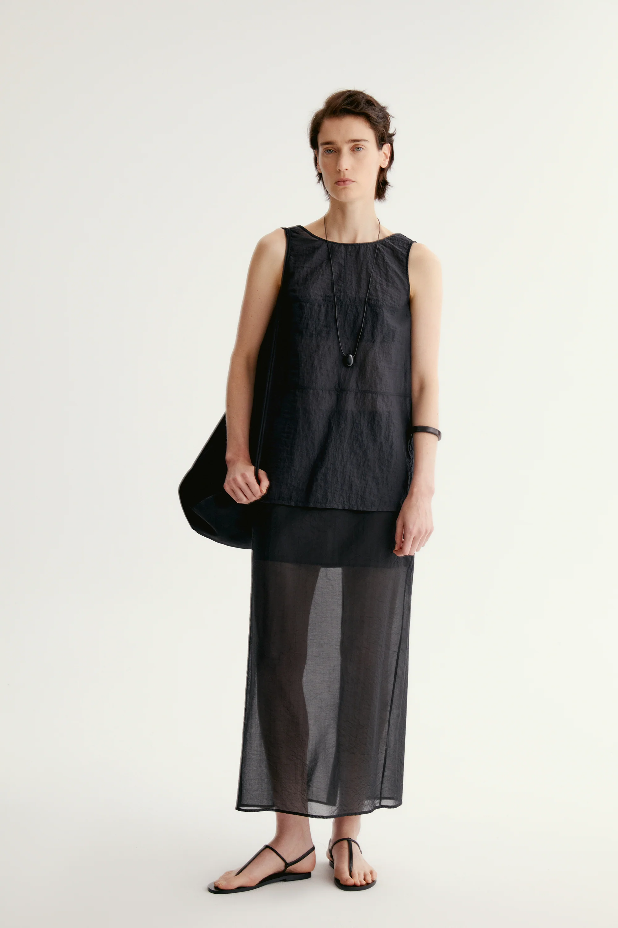 Silk See-through Vest - Image 4