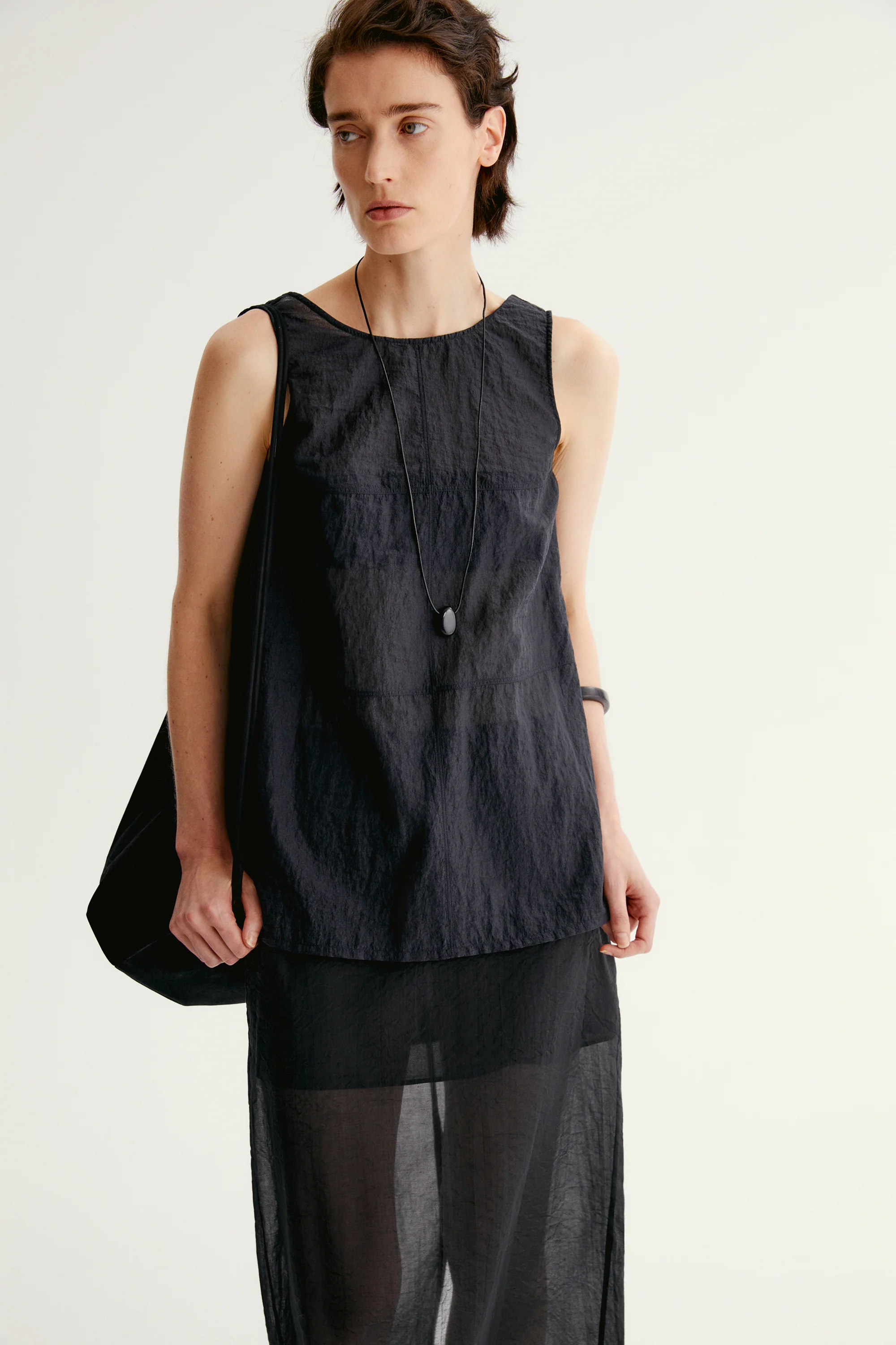 Silk See-through Vest - Image 5