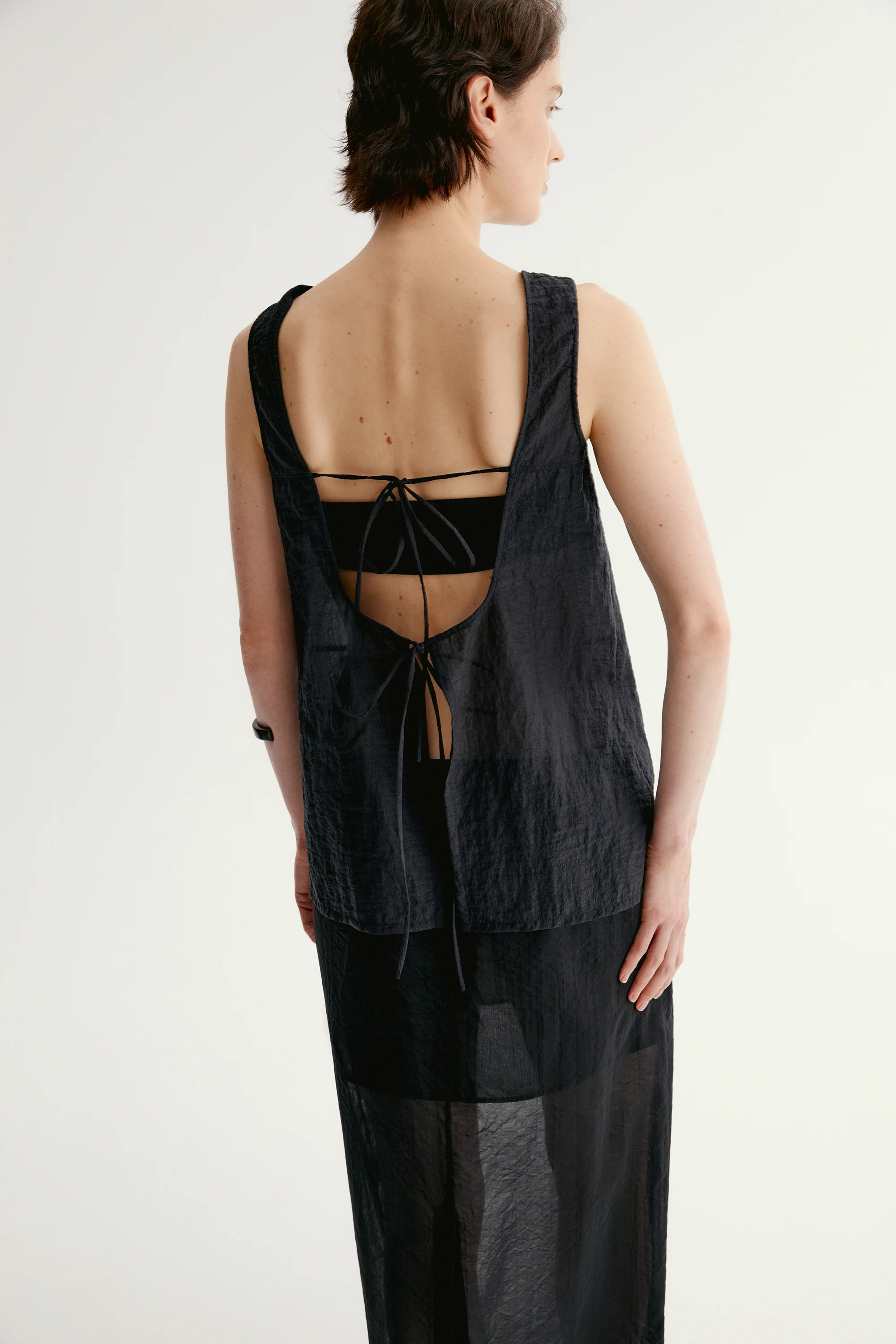 Silk See-through Vest - Image 6