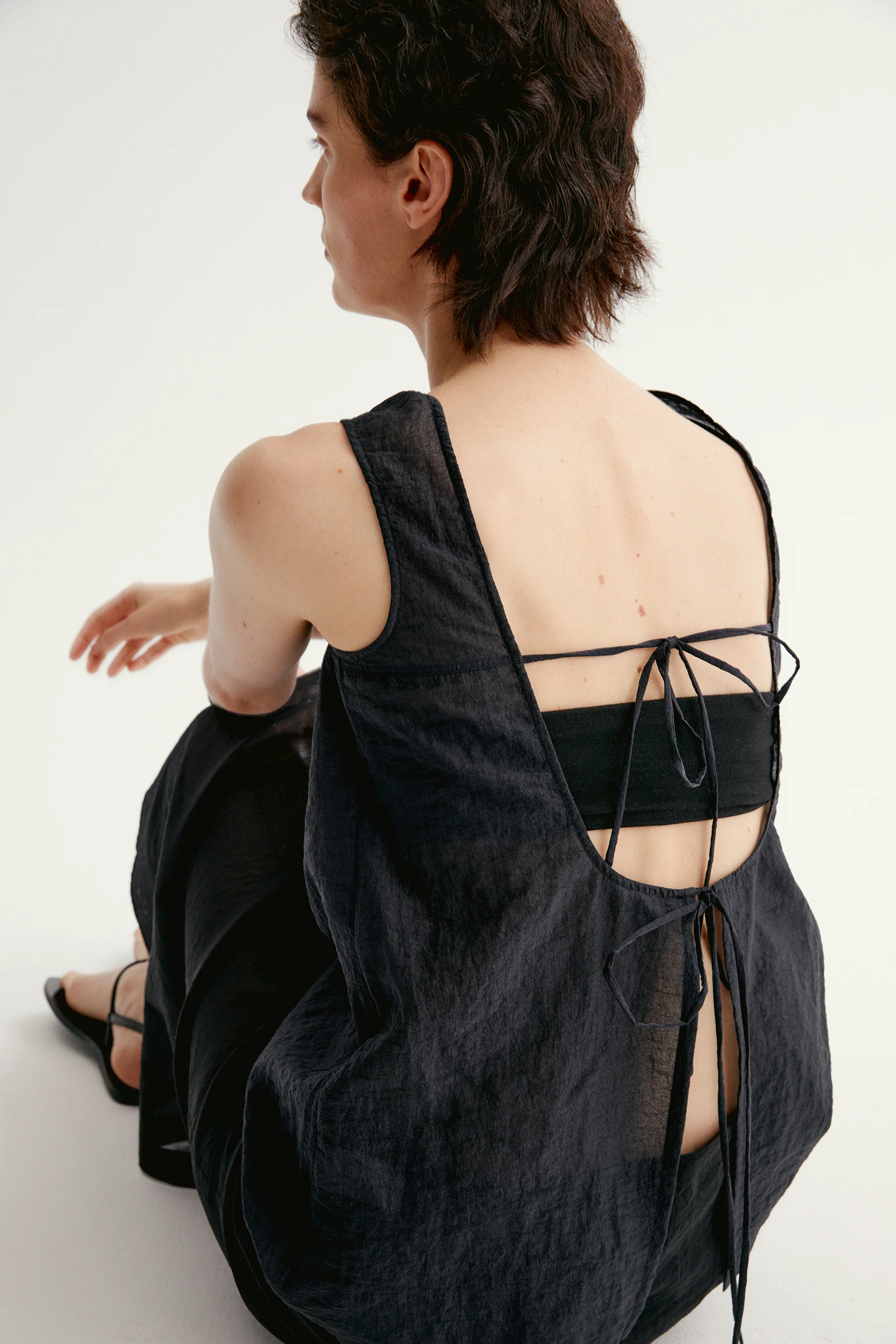 Silk See-through Vest - Image 7