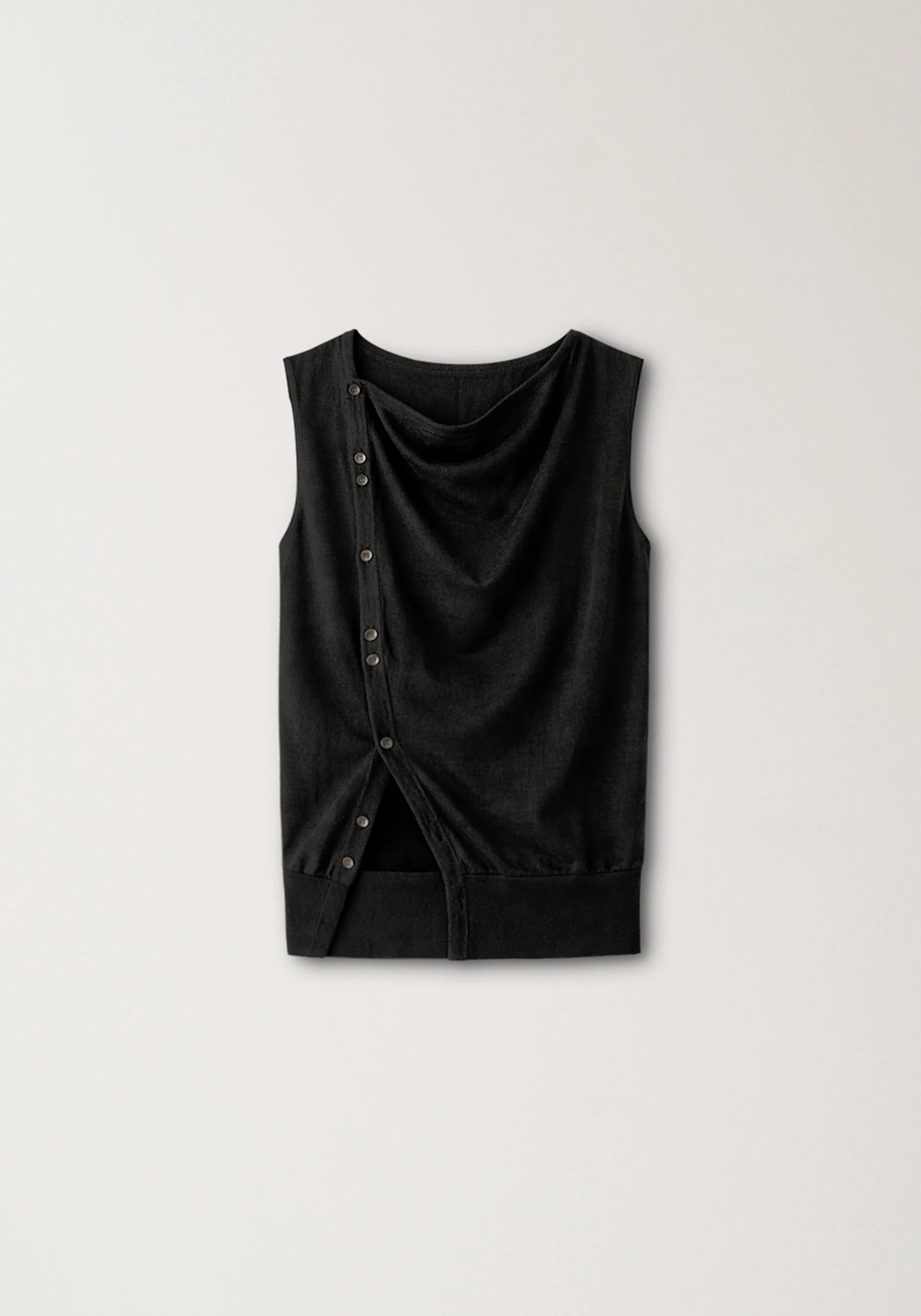 Sleeveless Hemp-cotton Top - Image 2