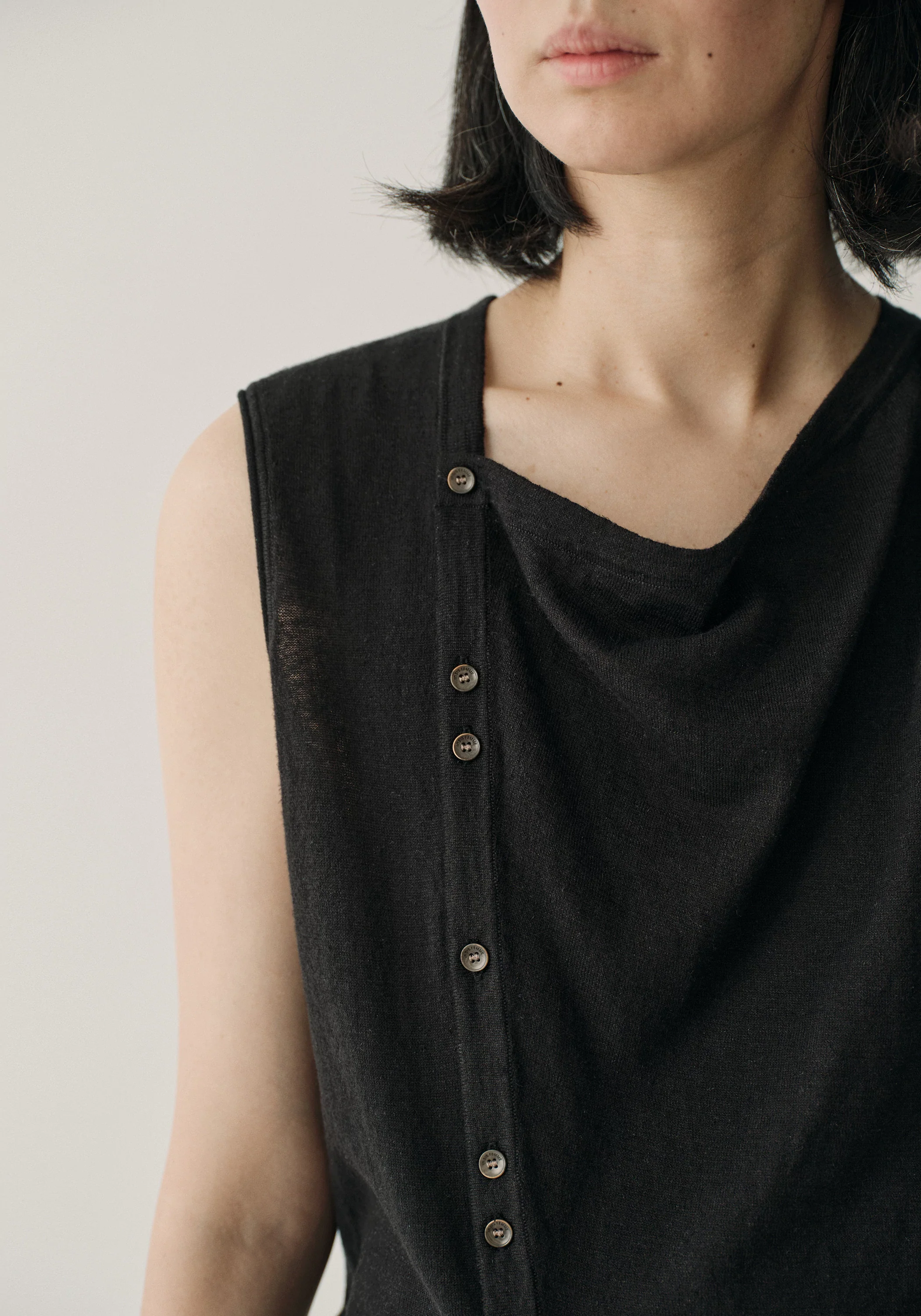 Sleeveless Hemp-cotton Top - Image 7