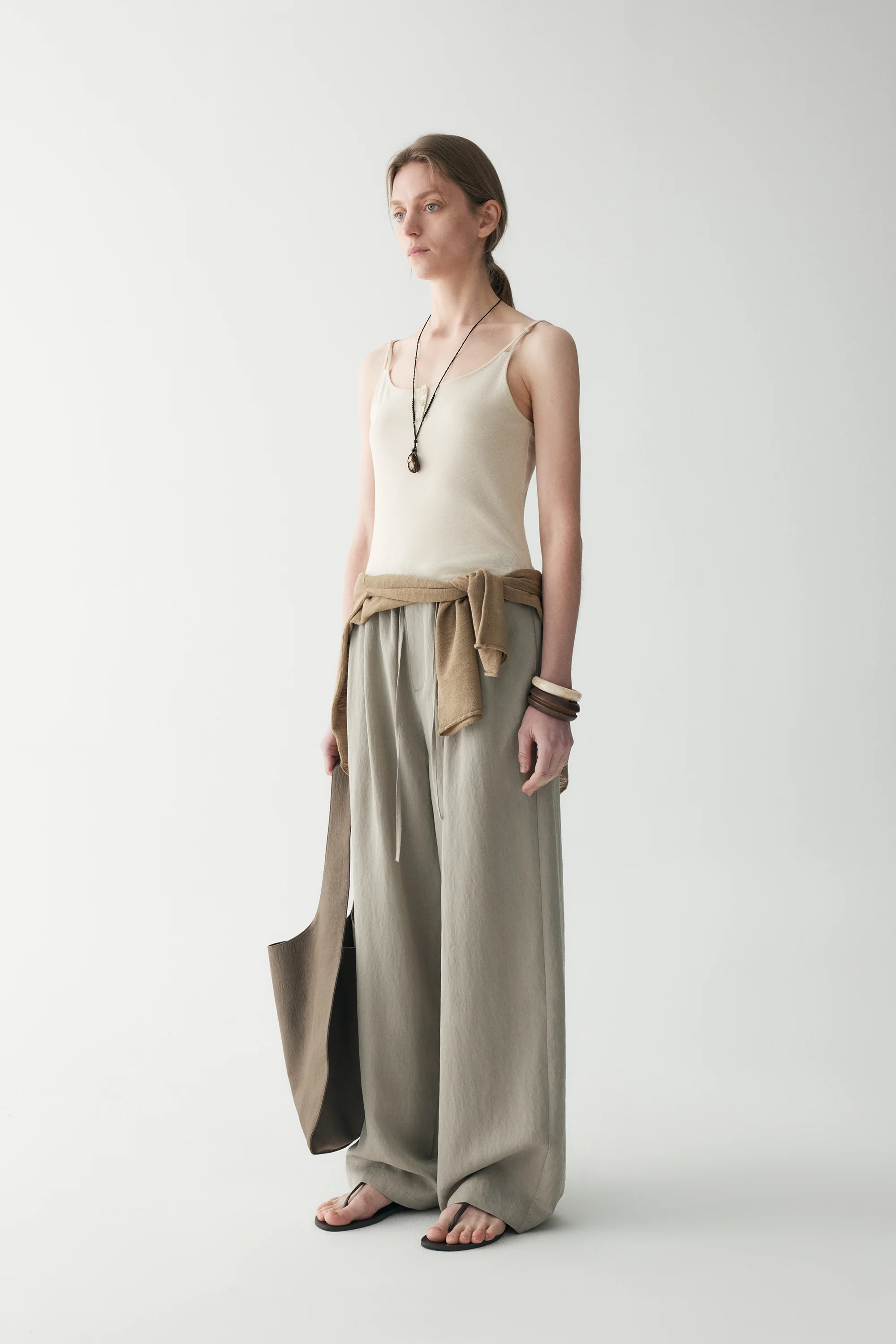Slim Cotton-linen Top - Image 8