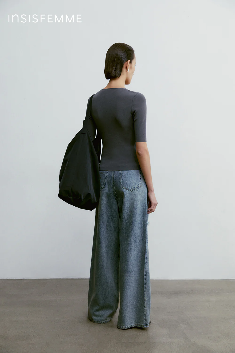 [Final Sale] Square-neck Knitted Tee - Image 50