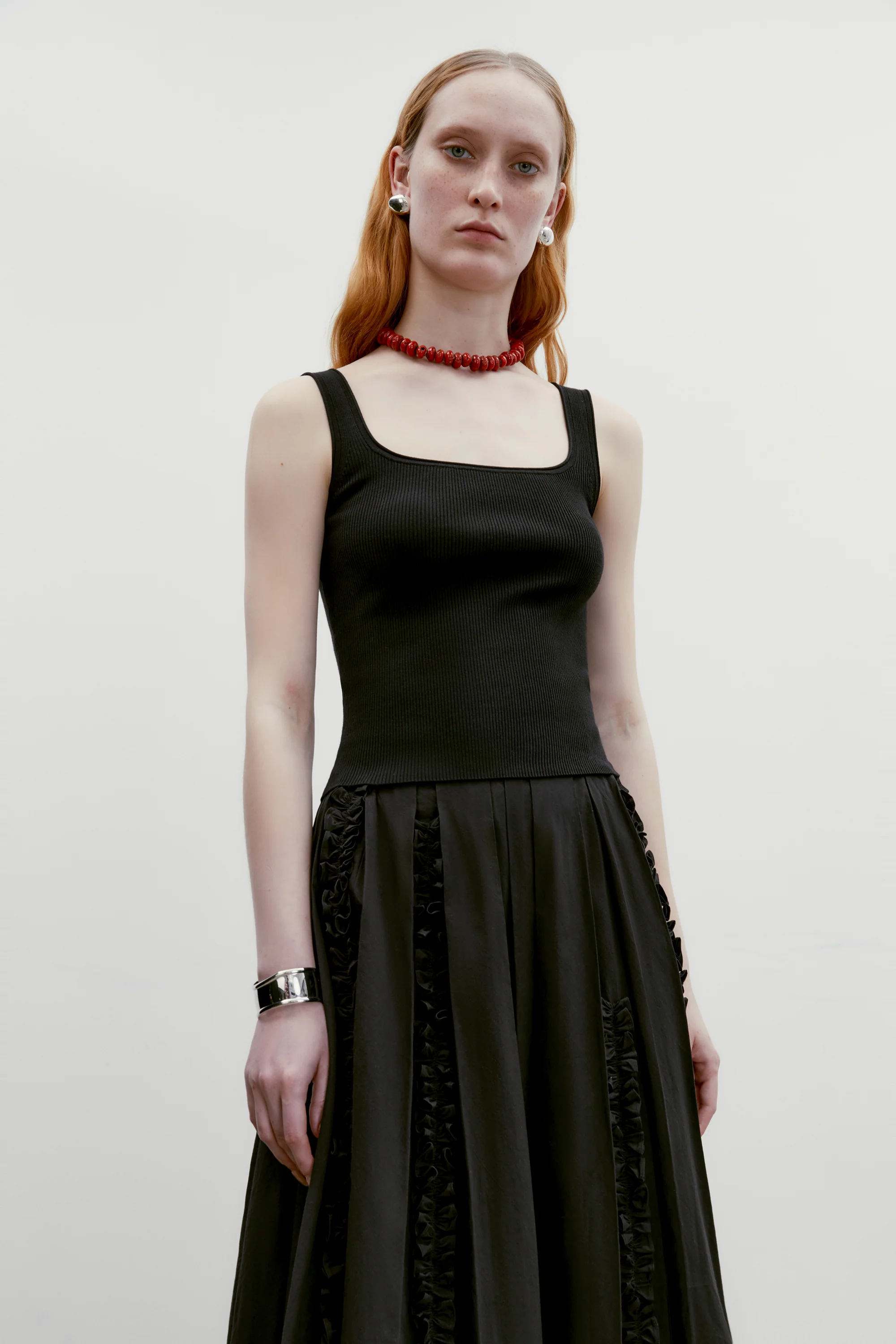 Square-neck Knitted Top - Image 13
