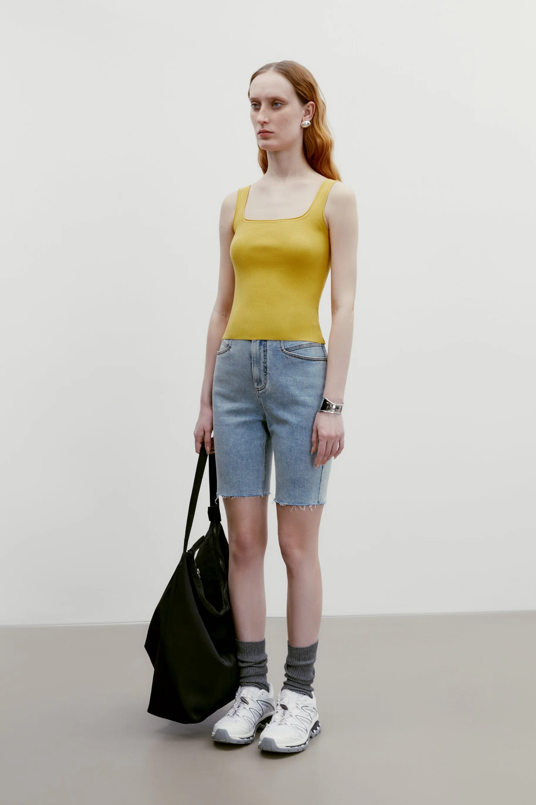 Square-neck Knitted Top - Image 22