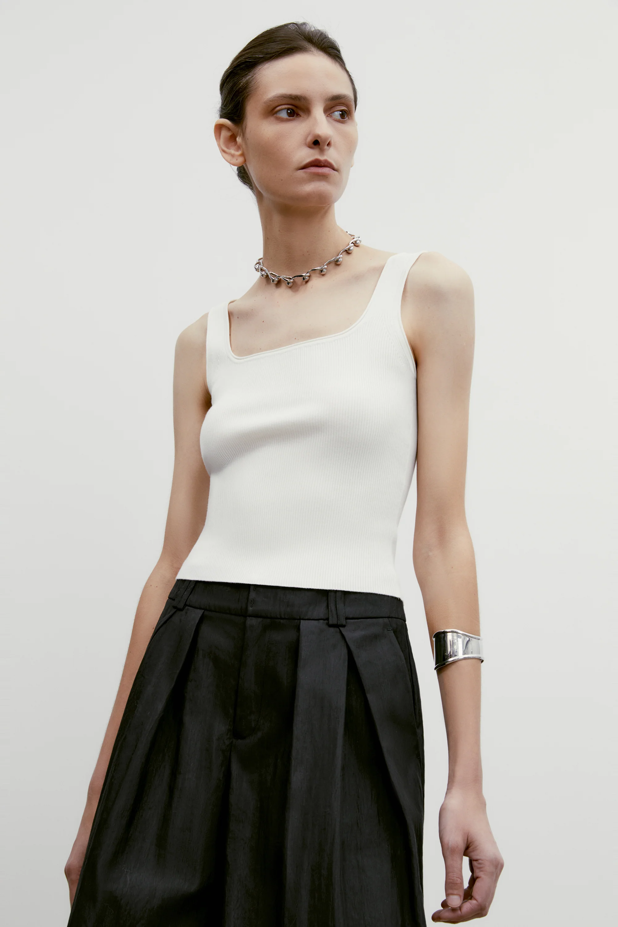 Square-neck Knitted Top - Image 8