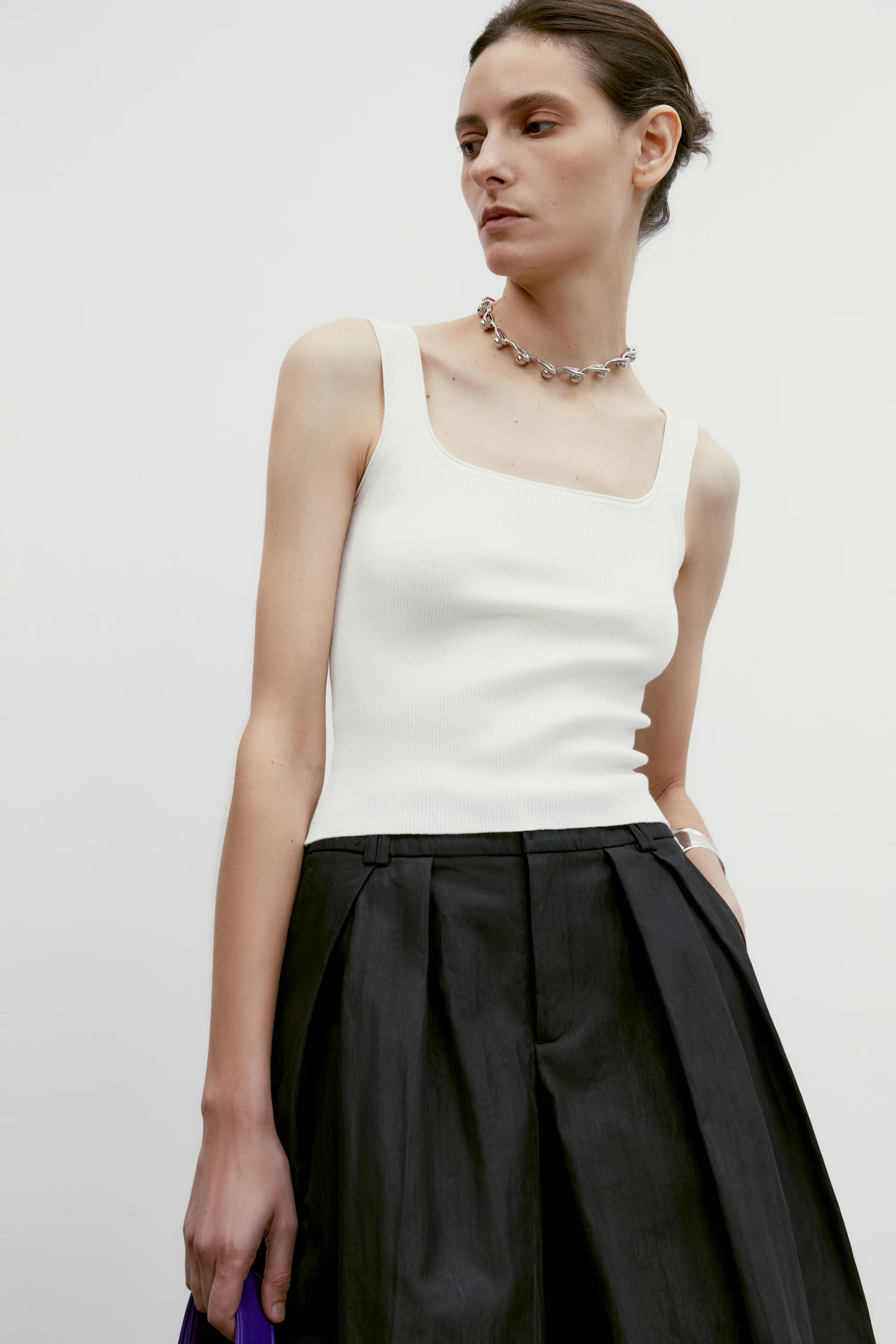 Square-neck Knitted Top - Image 9