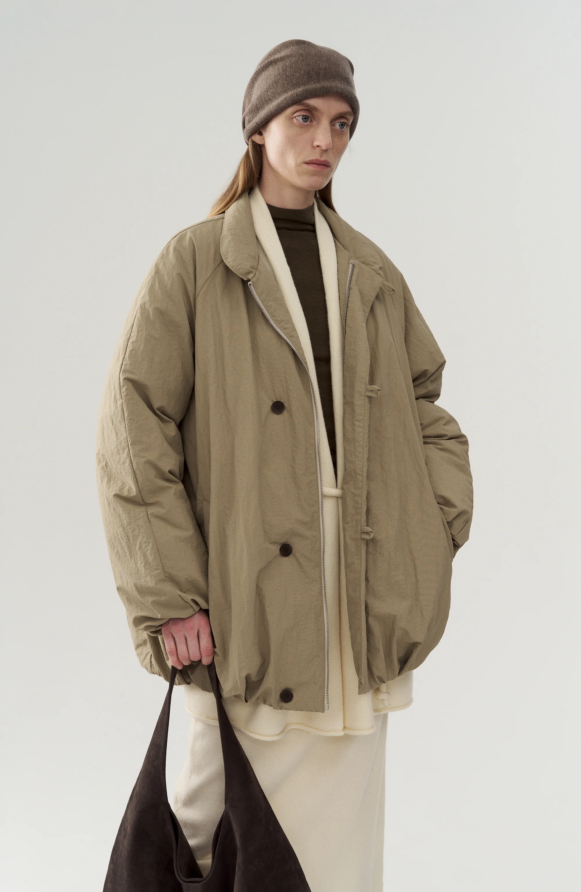 Boxy 90% Goose Down Coat - Image 4