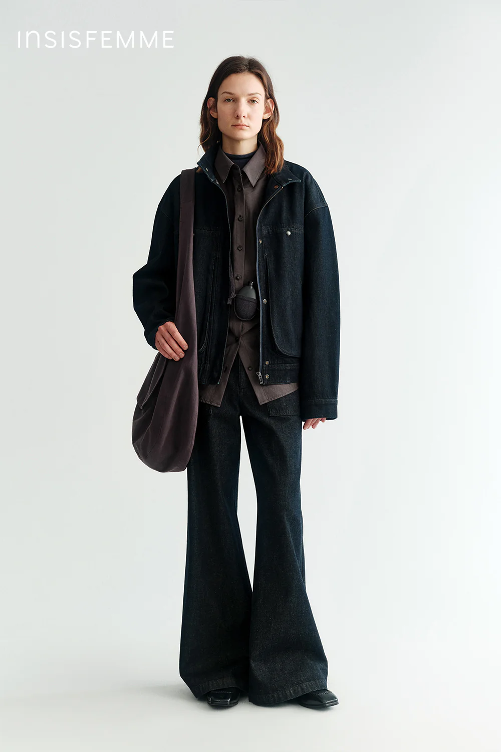 [Final Sale] Stand Collar Denim Jacket - Image 13