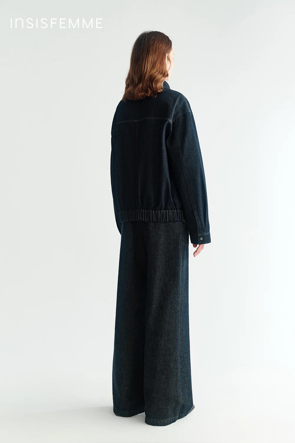 [Final Sale] Stand Collar Denim Jacket - Image 14