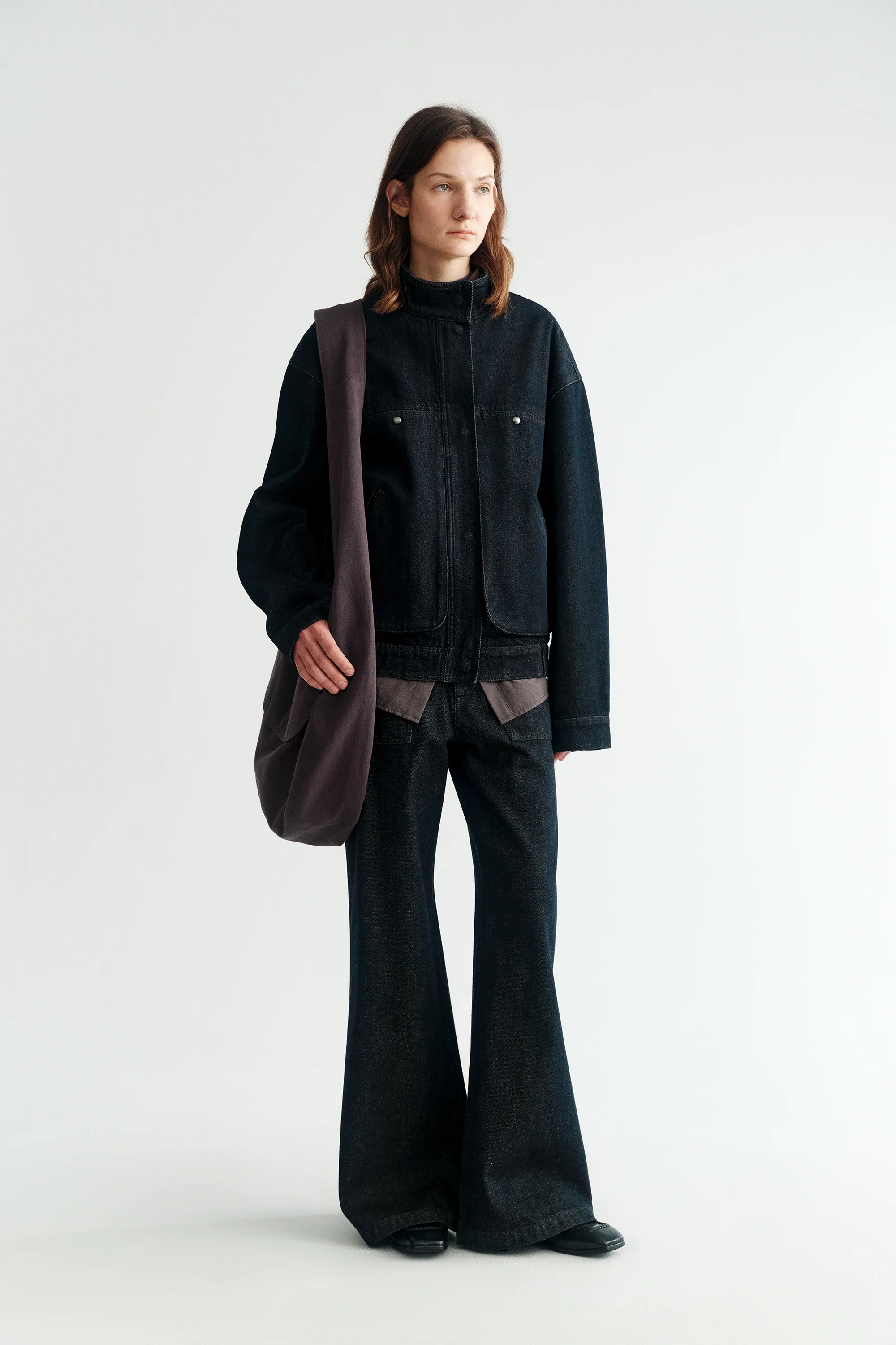 [Final Sale] Stand Collar Denim Jacket - Image 22
