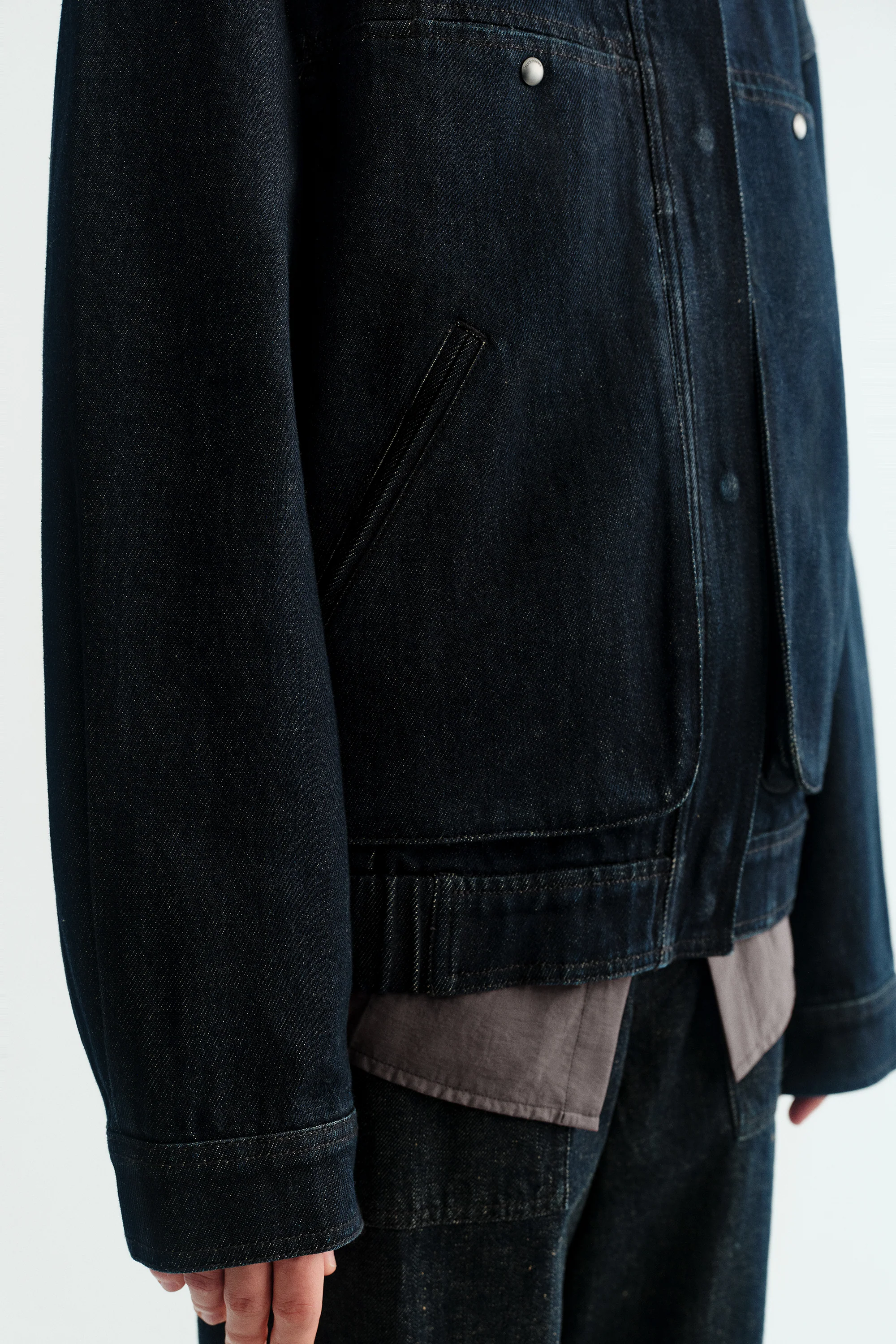 [Final Sale] Stand Collar Denim Jacket - Image 27