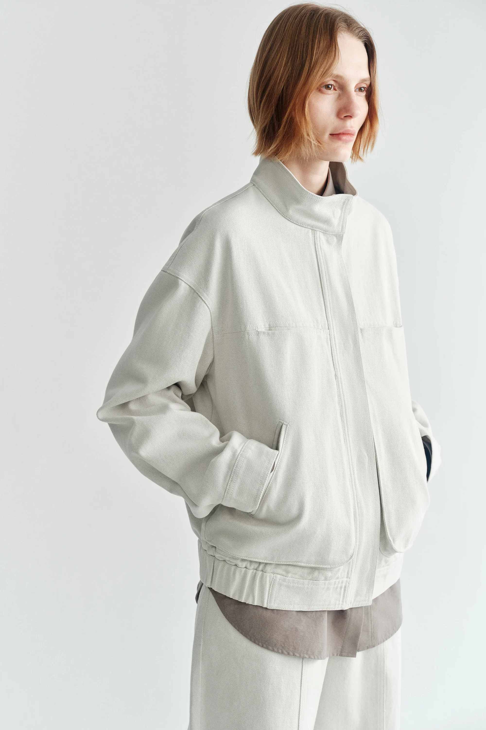 [Final Sale] Stand Collar Denim Jacket - Image 33
