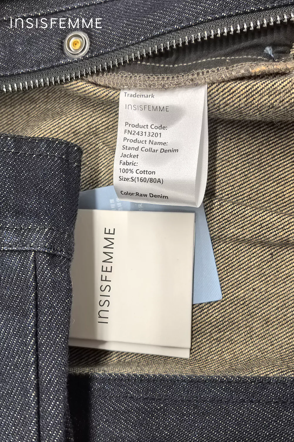 [Final Sale] Stand Collar Denim Jacket - Image 37