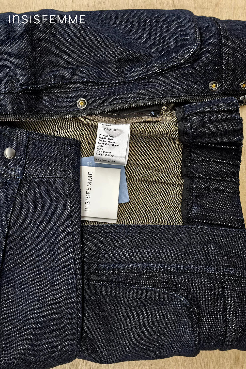 [Final Sale] Stand Collar Denim Jacket - Image 39