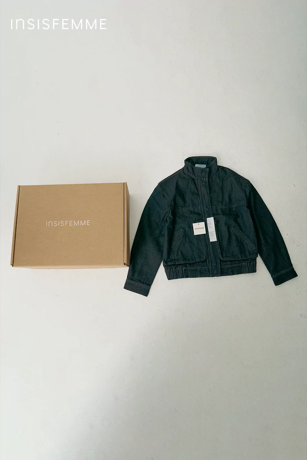[Final Sale] Stand Collar Denim Jacket - Image 42