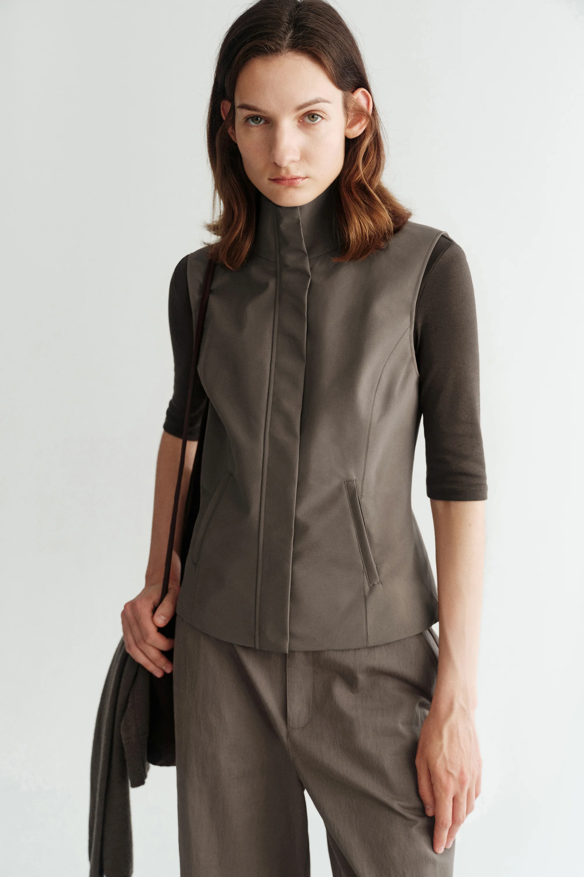 Stand Collar Vest - Image 13