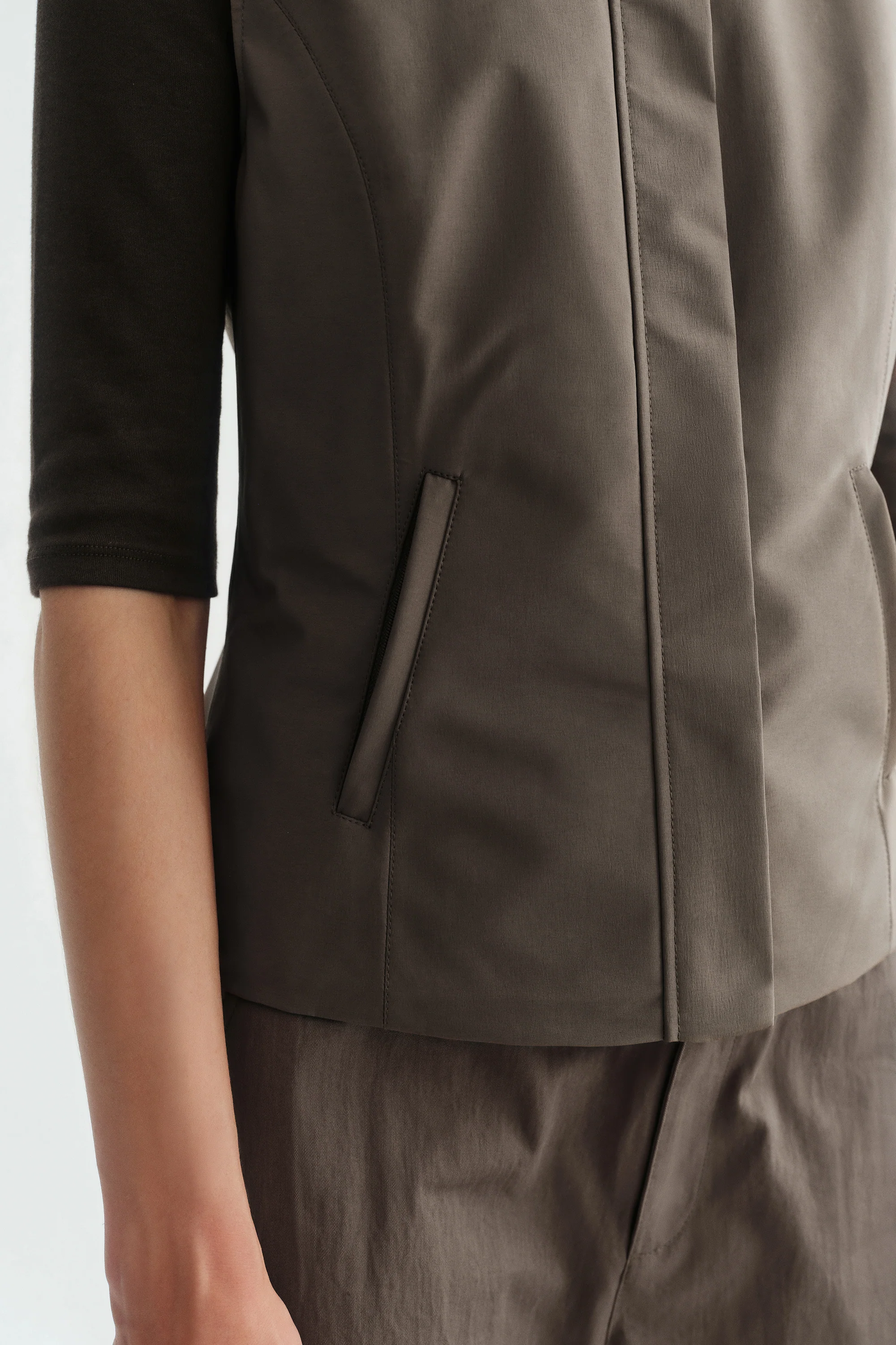 Stand Collar Vest - Image 17