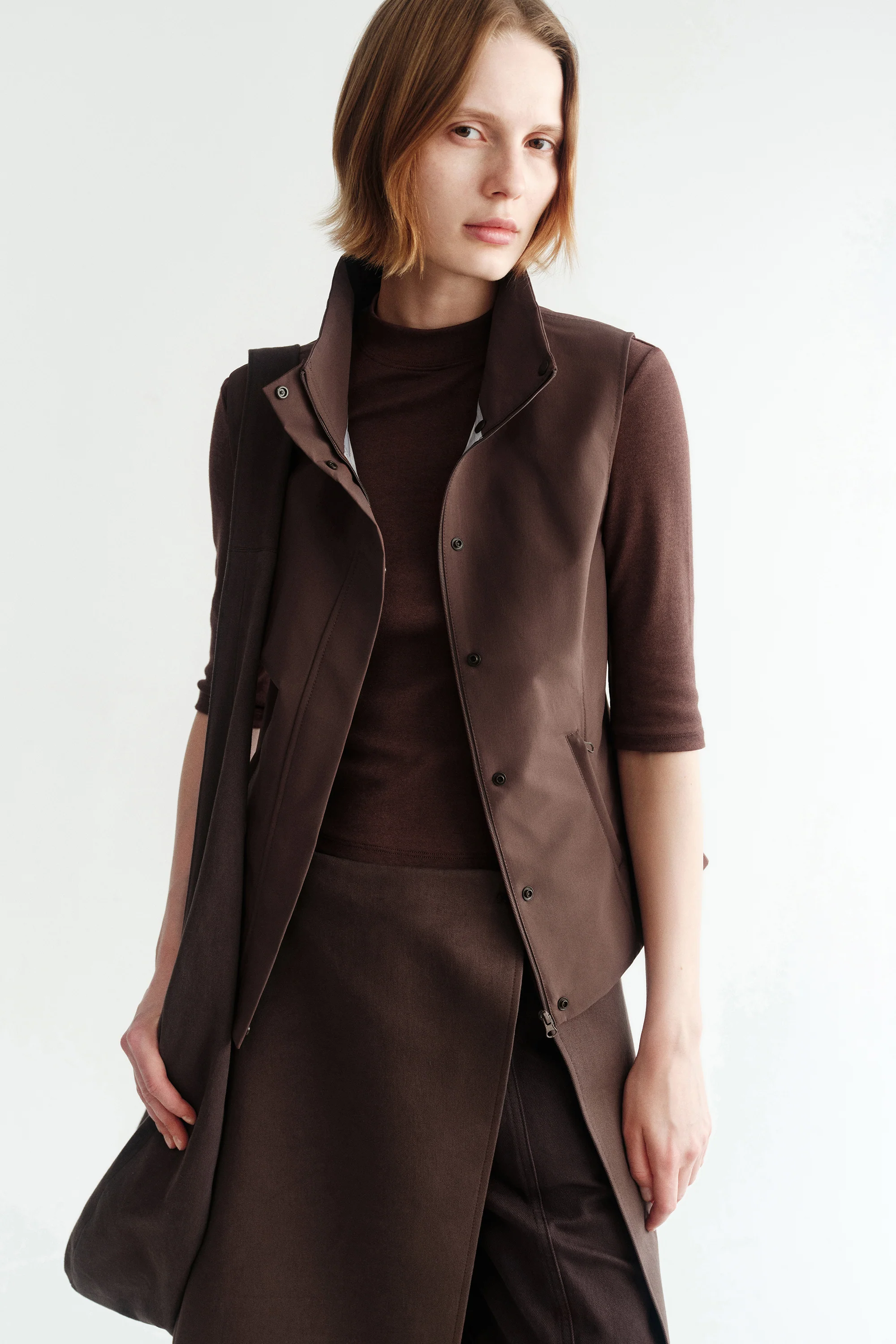 Stand Collar Vest - Image 7