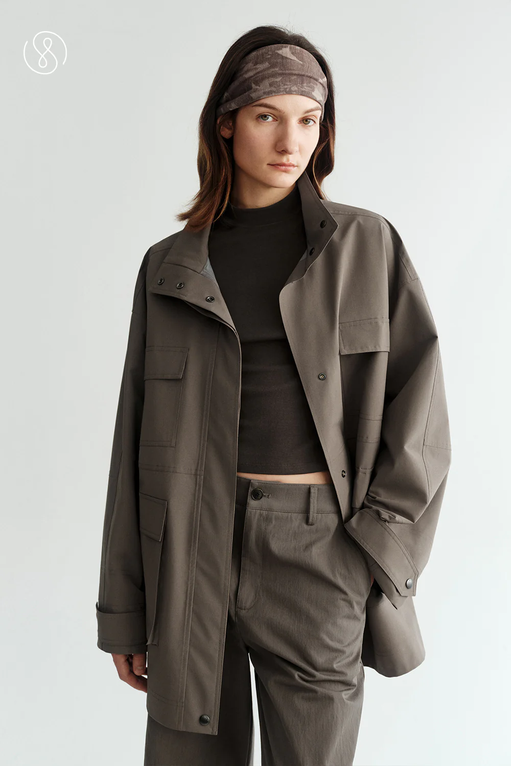 [Final Sale] Stand Collar Workware Jacket - Image 26