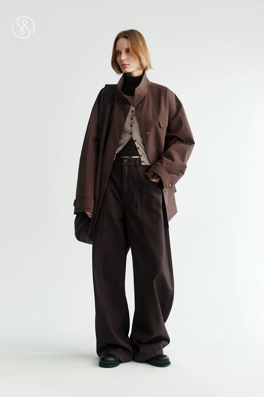 [Final Sale] Stand Collar Workware Jacket - Image 33