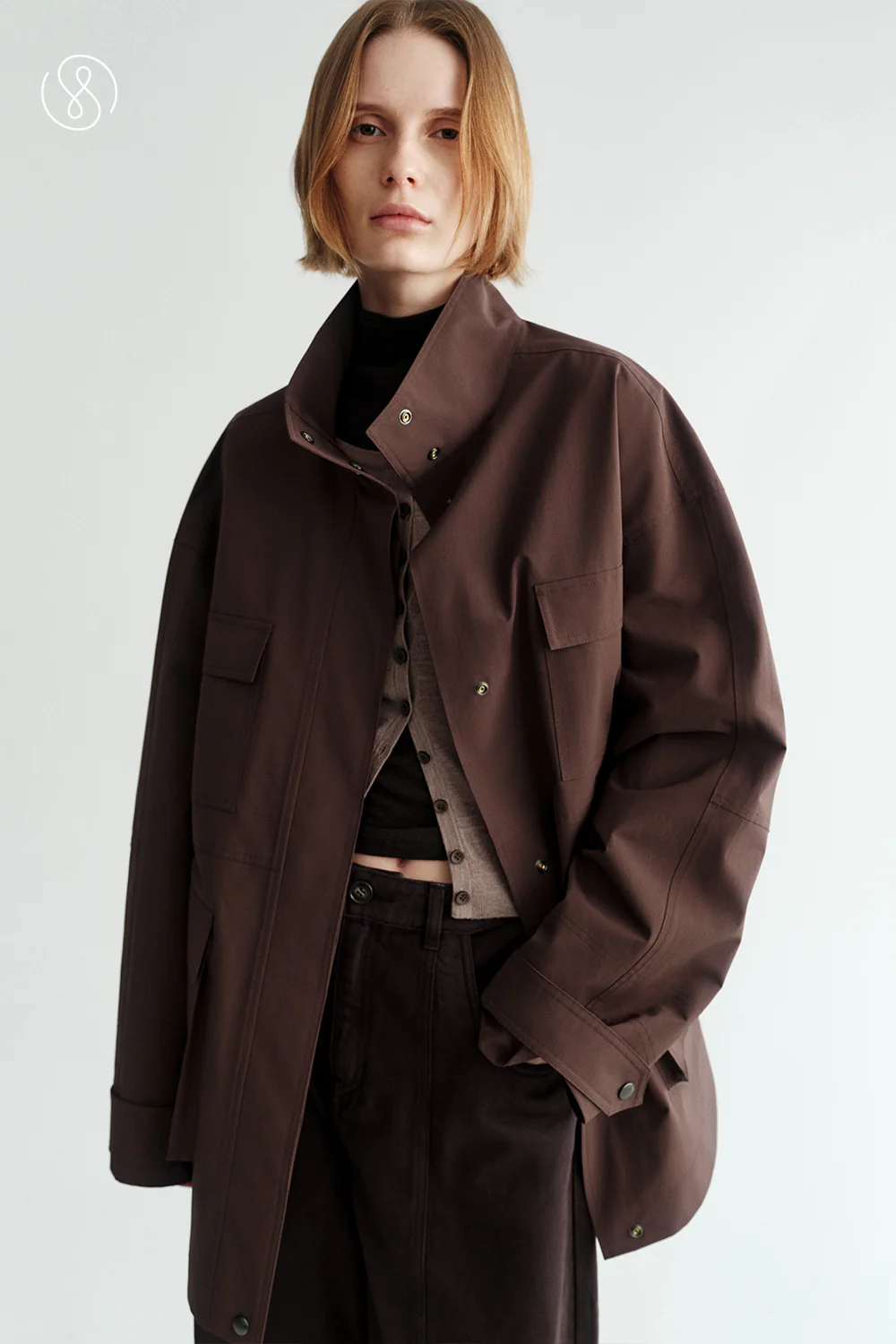 [Final Sale] Stand Collar Workware Jacket - Image 37