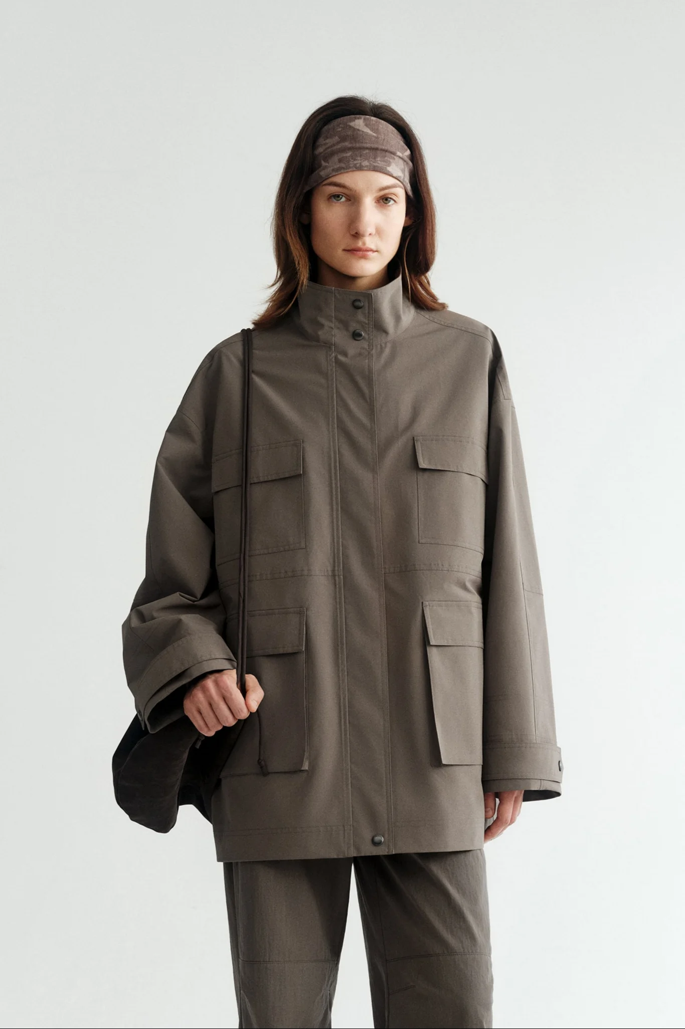 [Final Sale] Stand Collar Workware Jacket - Image 4