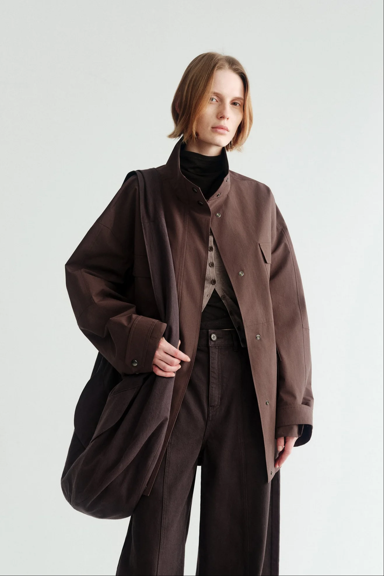 [Final Sale] Stand Collar Workware Jacket - Image 5