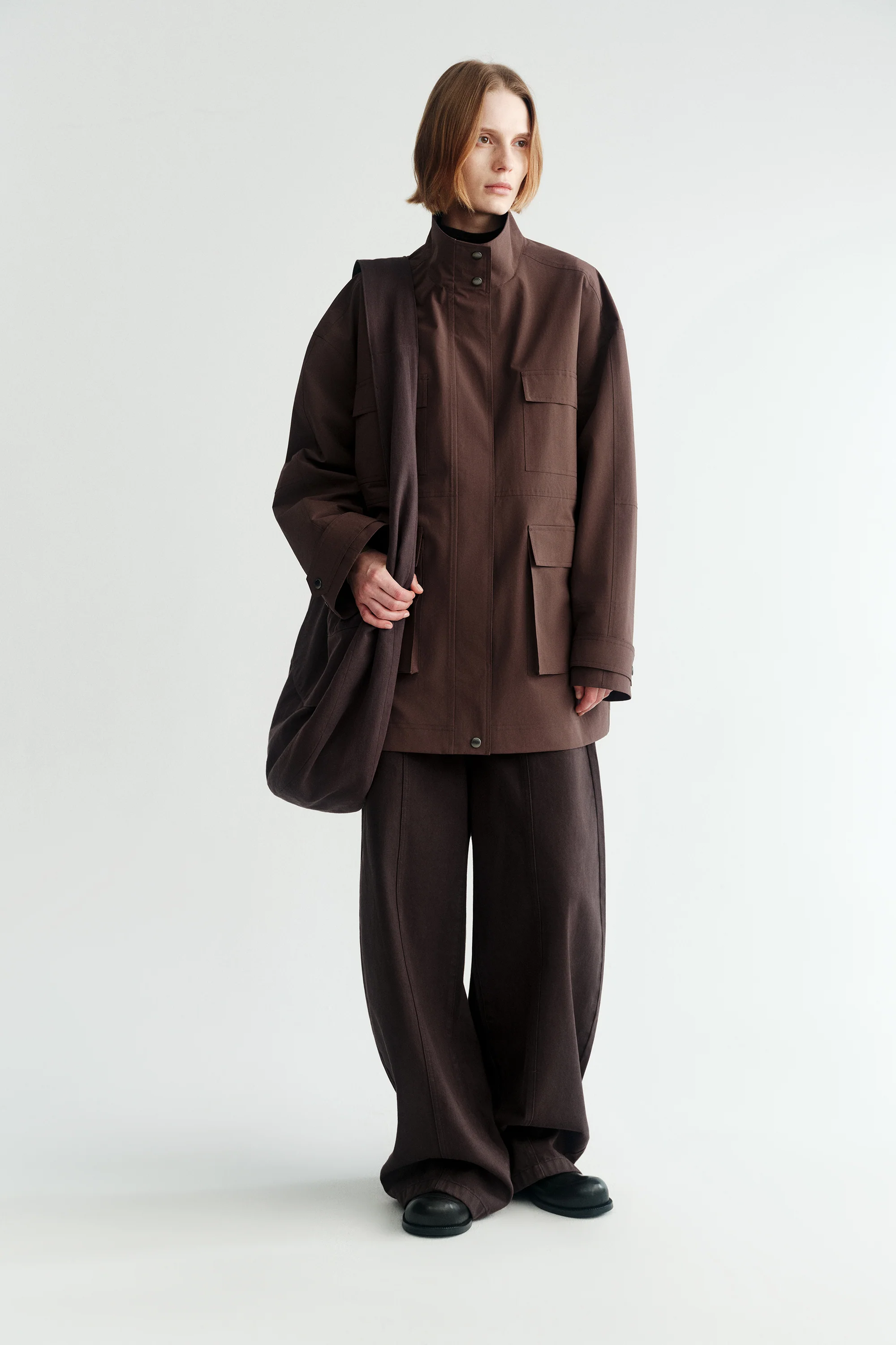 [Final Sale] Stand Collar Workware Jacket - Image 6