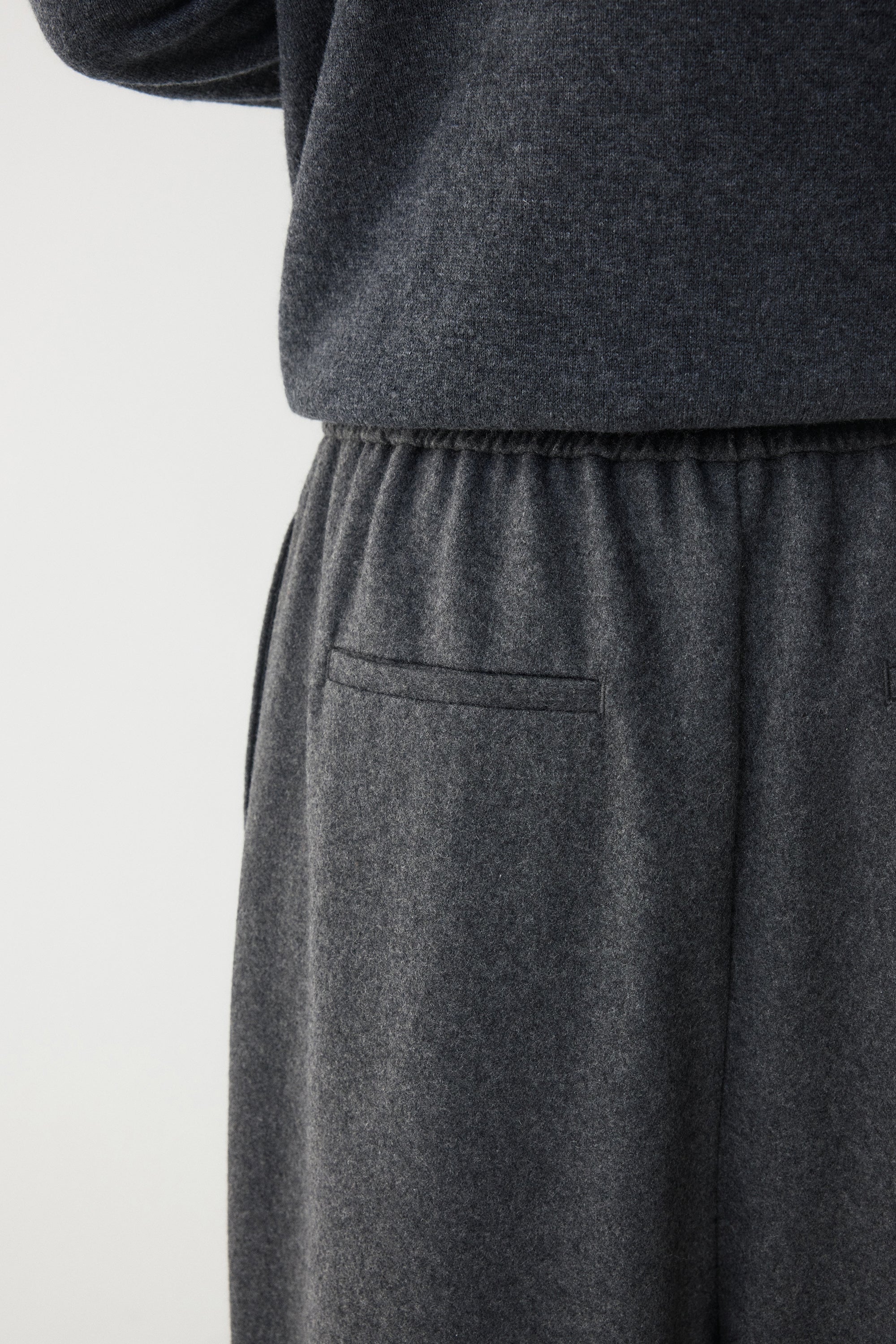 Straight-leg Pants in Australia Merino Wool - Image 16