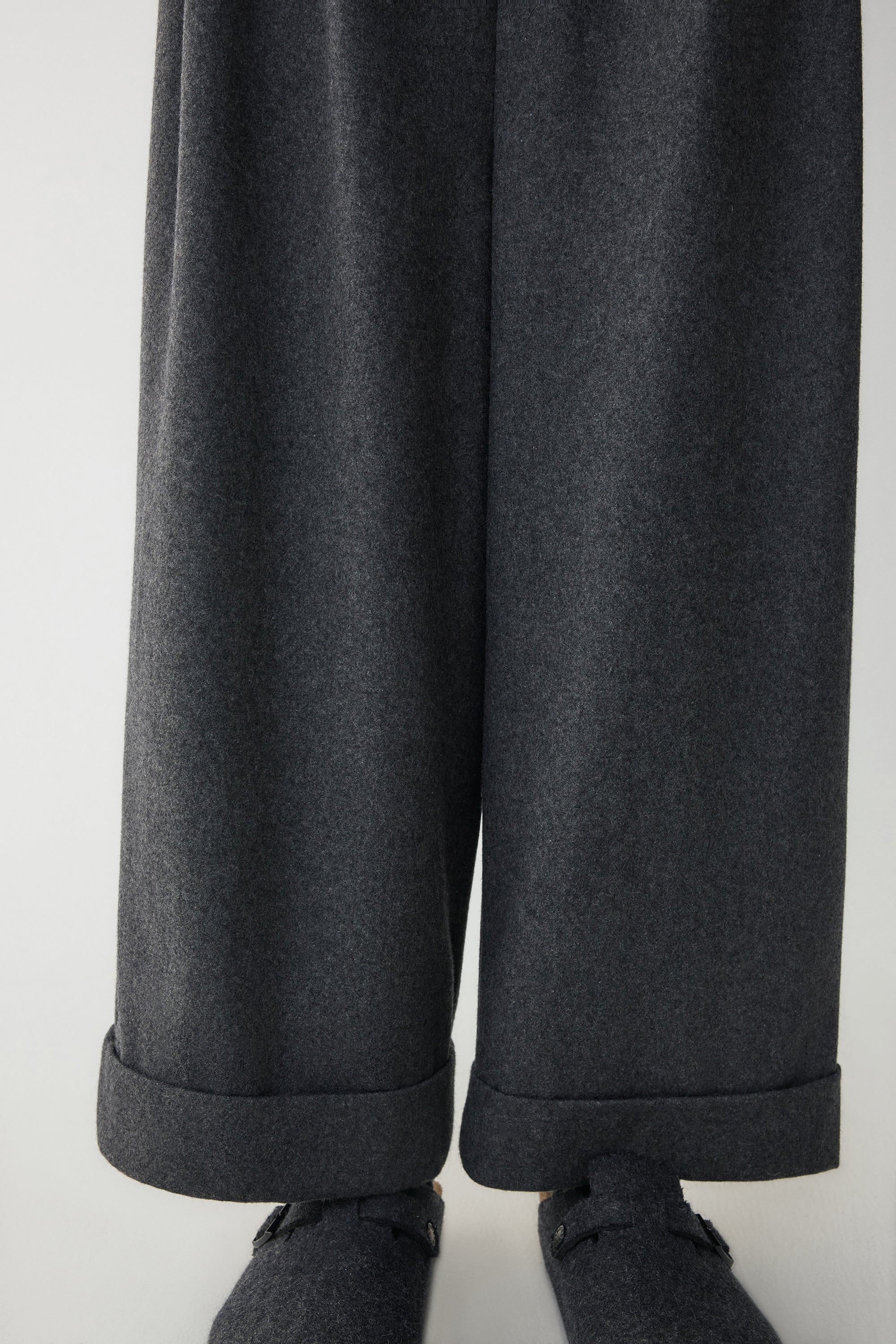 Straight-leg Pants in Australia Merino Wool - Image 17