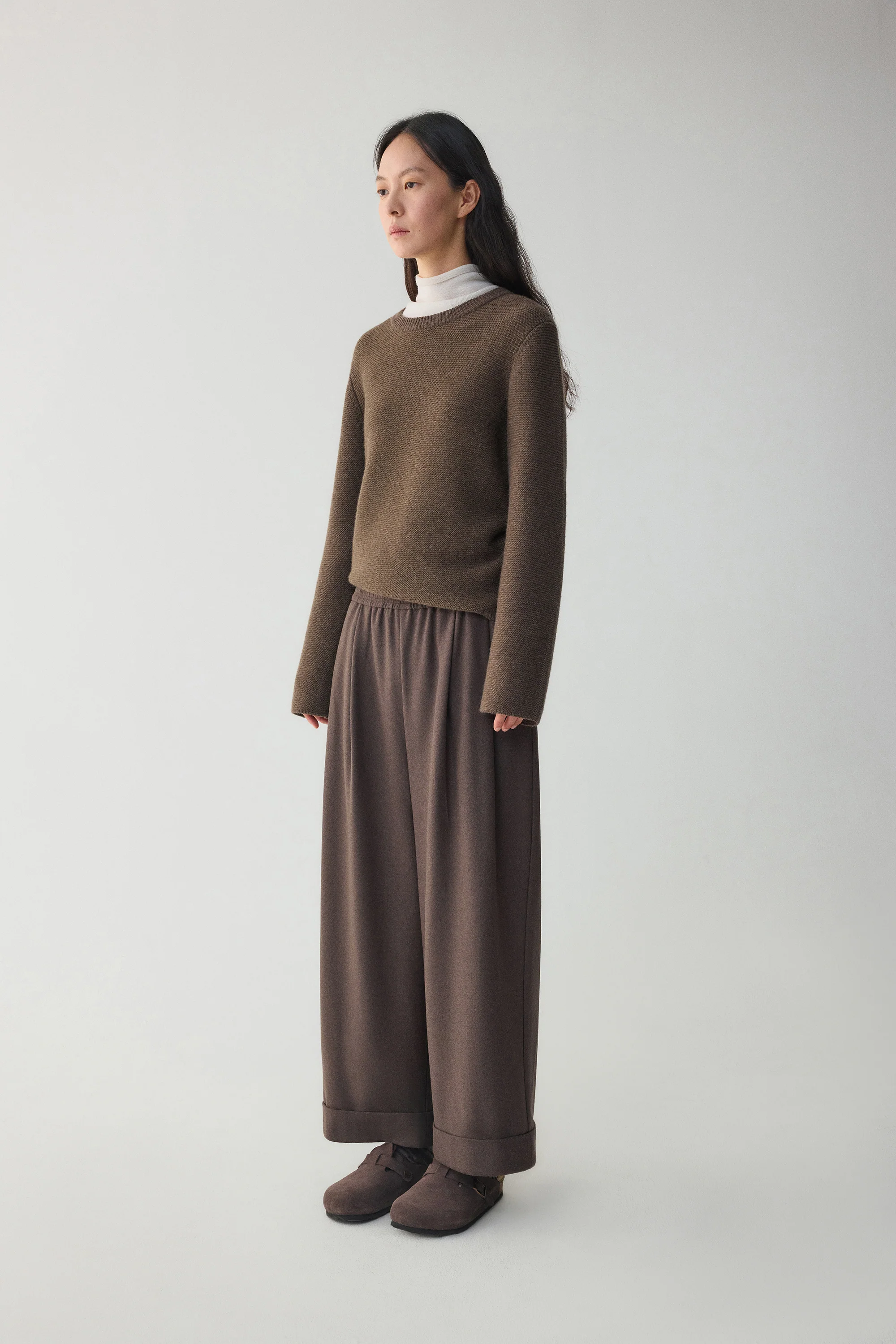 Straight-leg Pants in Australia Merino Wool - Image 3