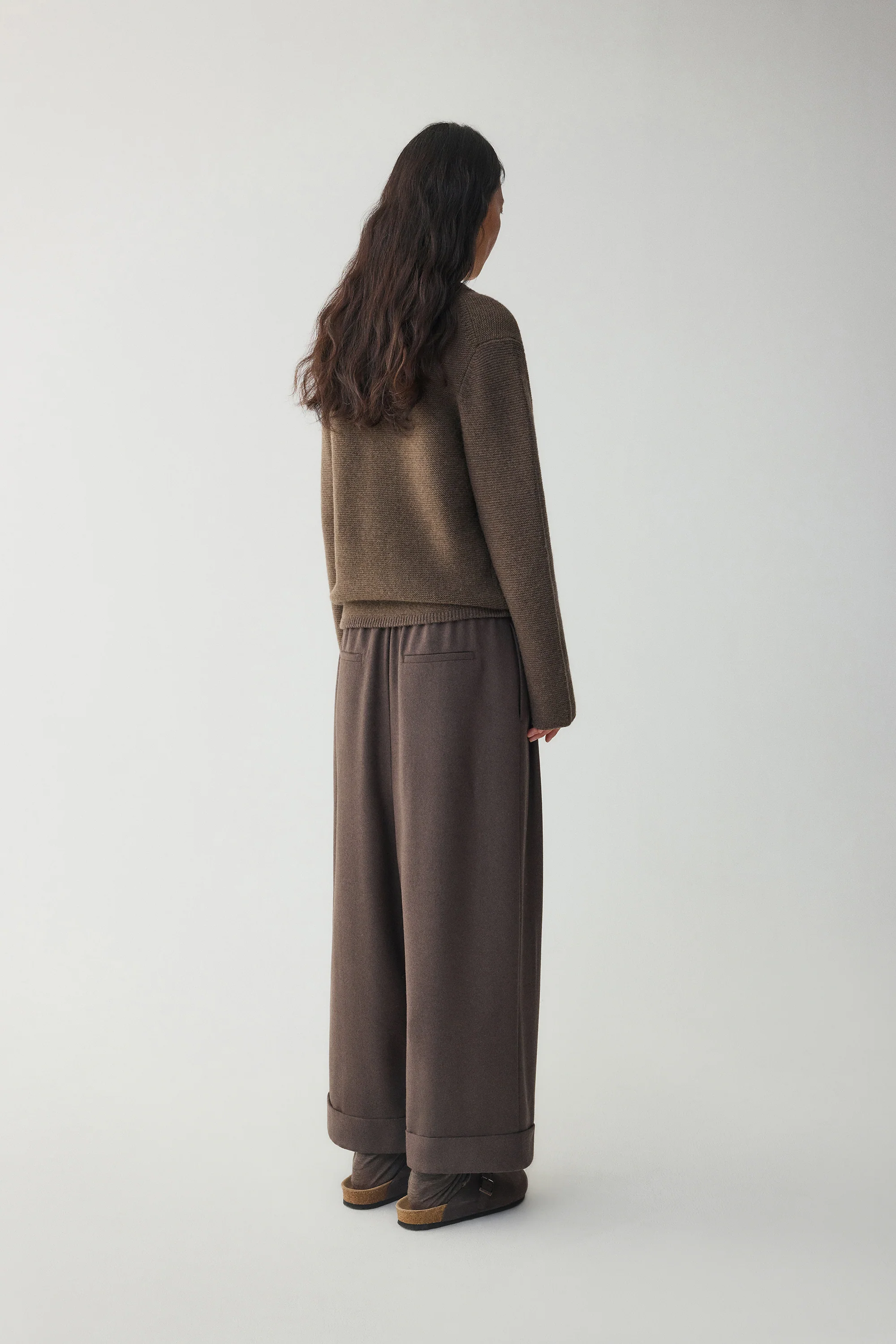 Straight-leg Pants in Australia Merino Wool - Image 4