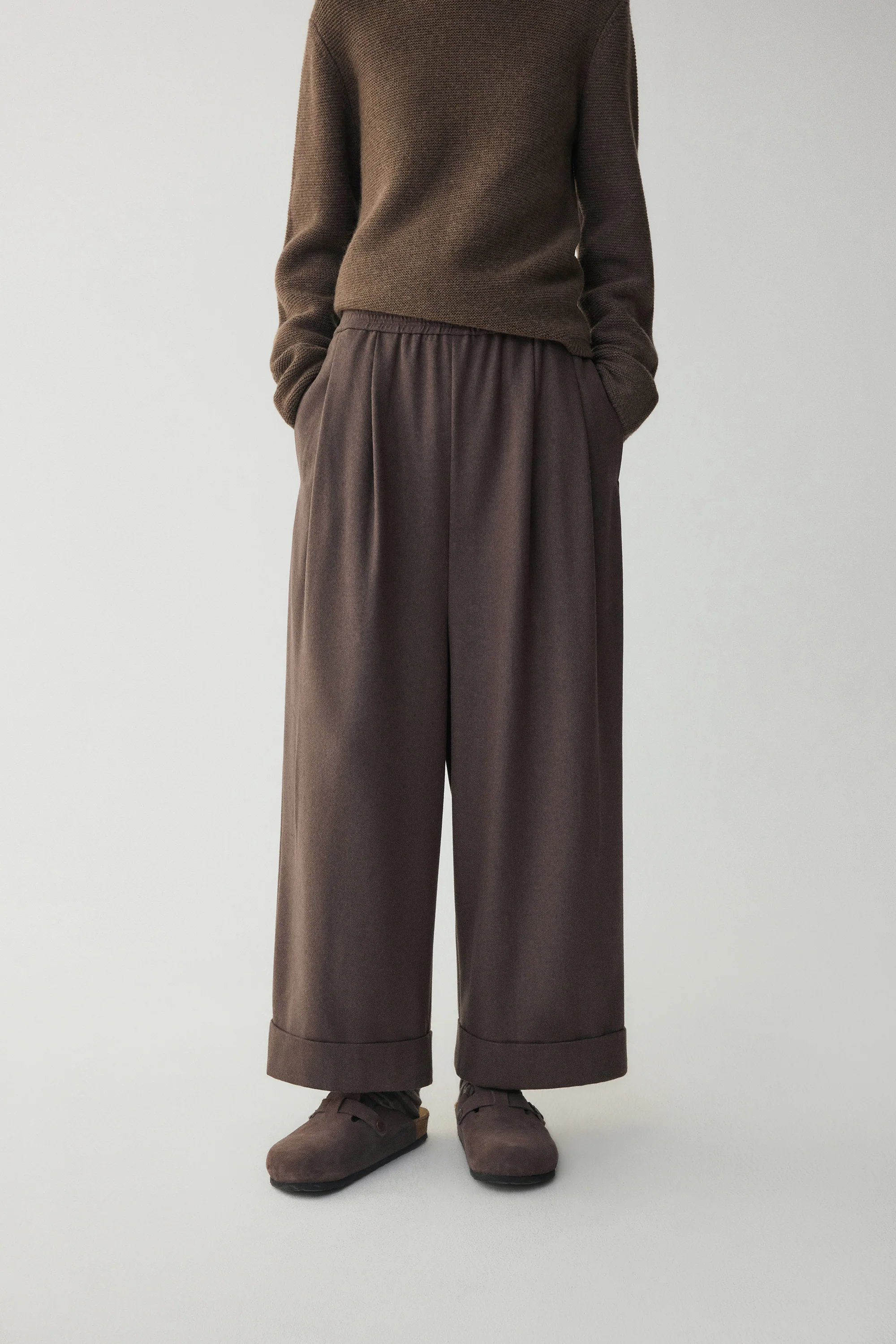 Straight-leg Pants in Australia Merino Wool - Image 5