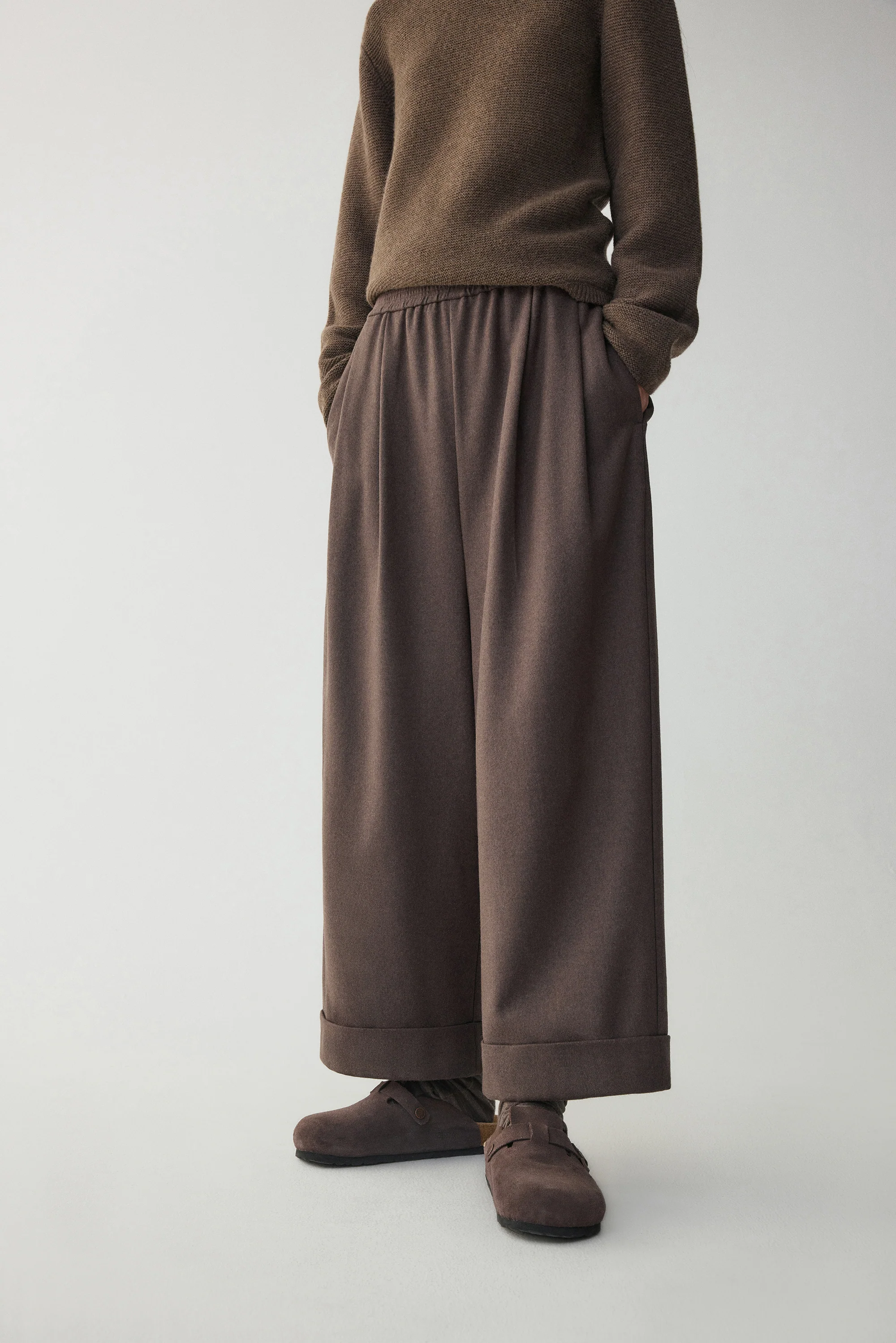 Straight-leg Pants in Australia Merino Wool - Image 6