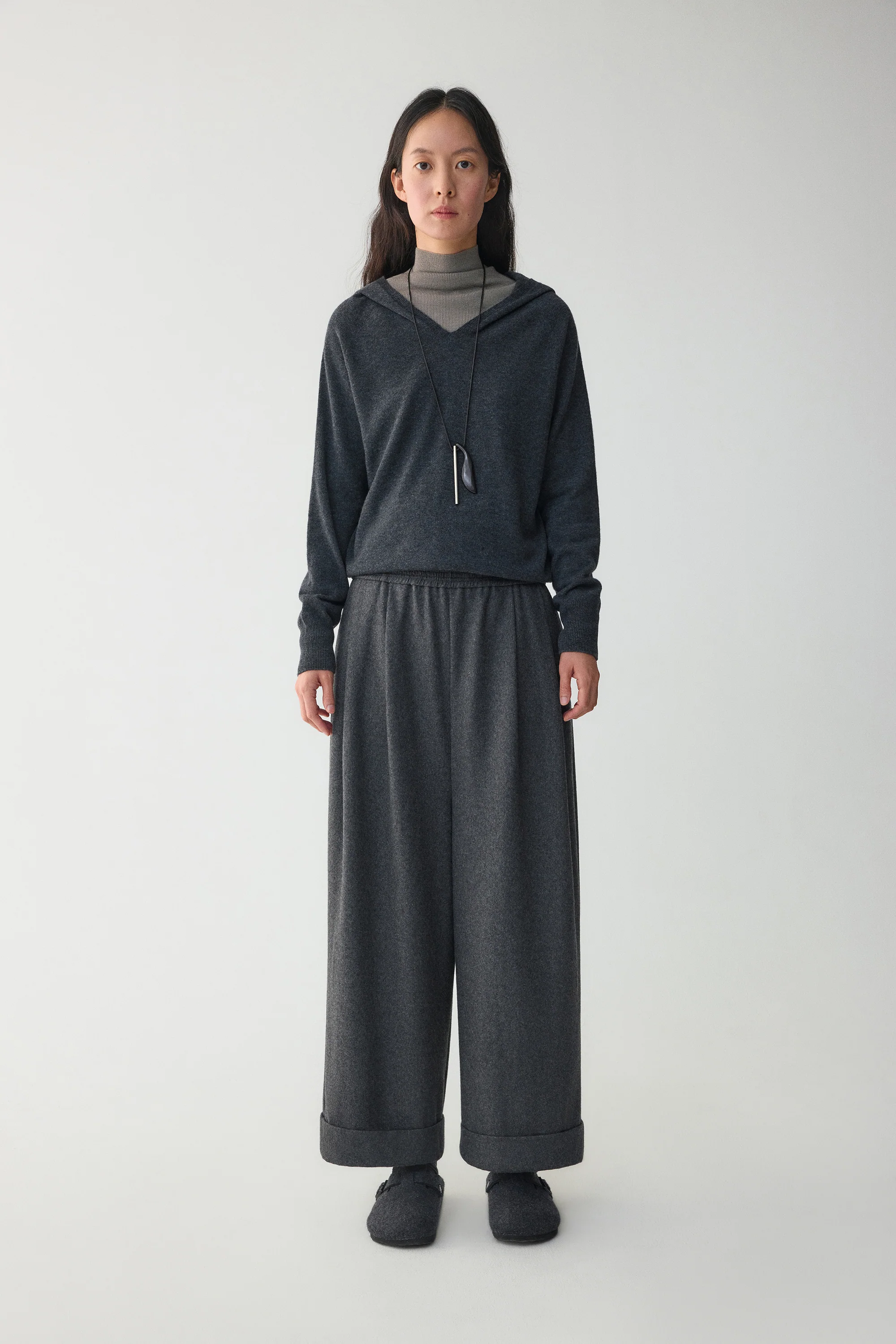Straight-leg Pants in Australia Merino Wool - Image 7