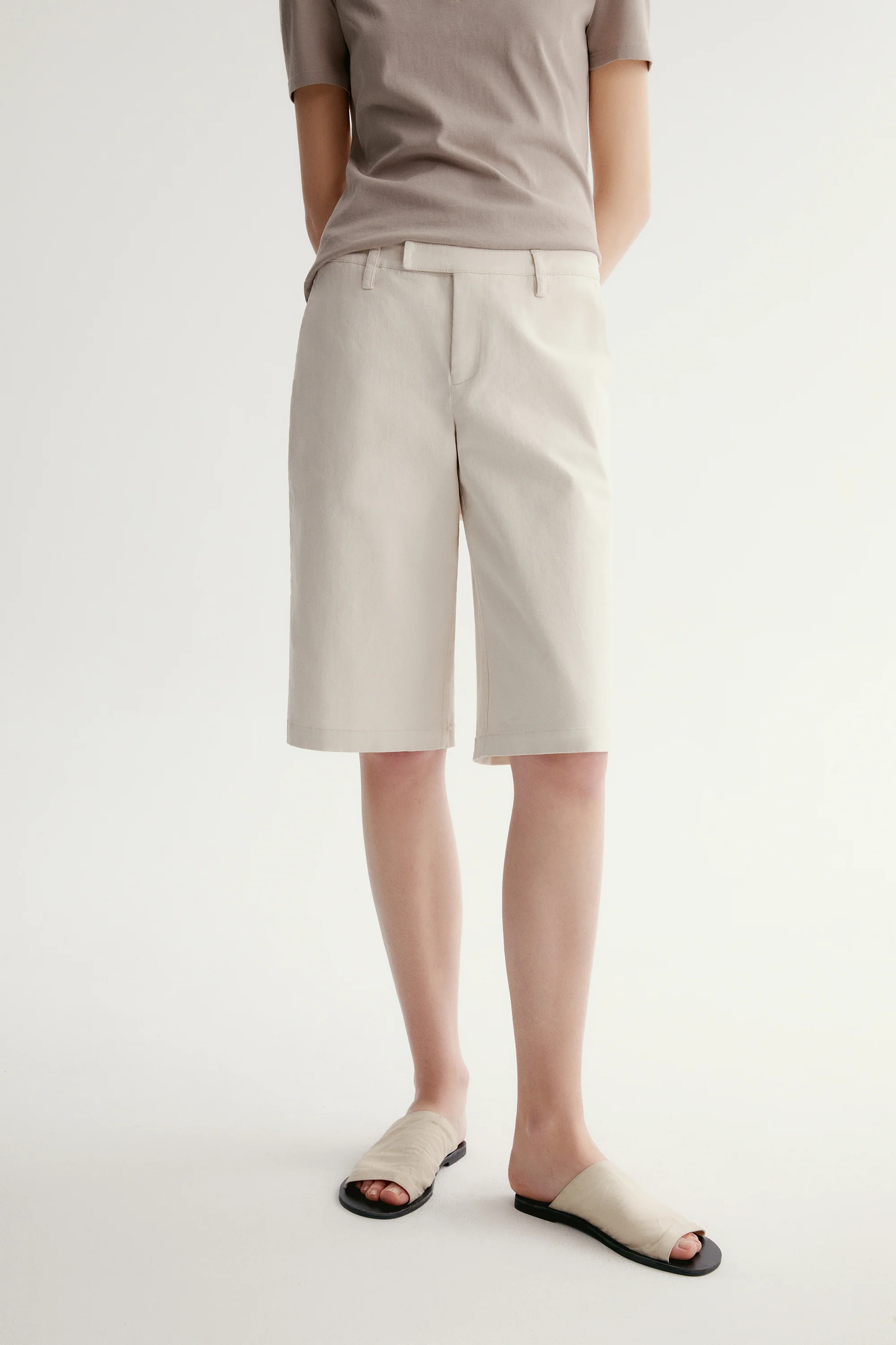 Straightleg Cotton Shorts - Image 10
