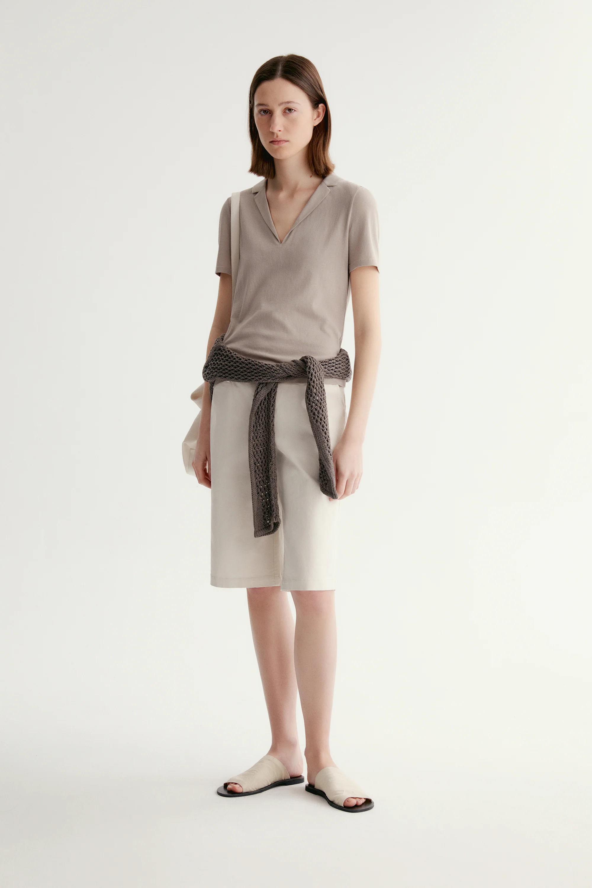 Straightleg Cotton Shorts - Image 4