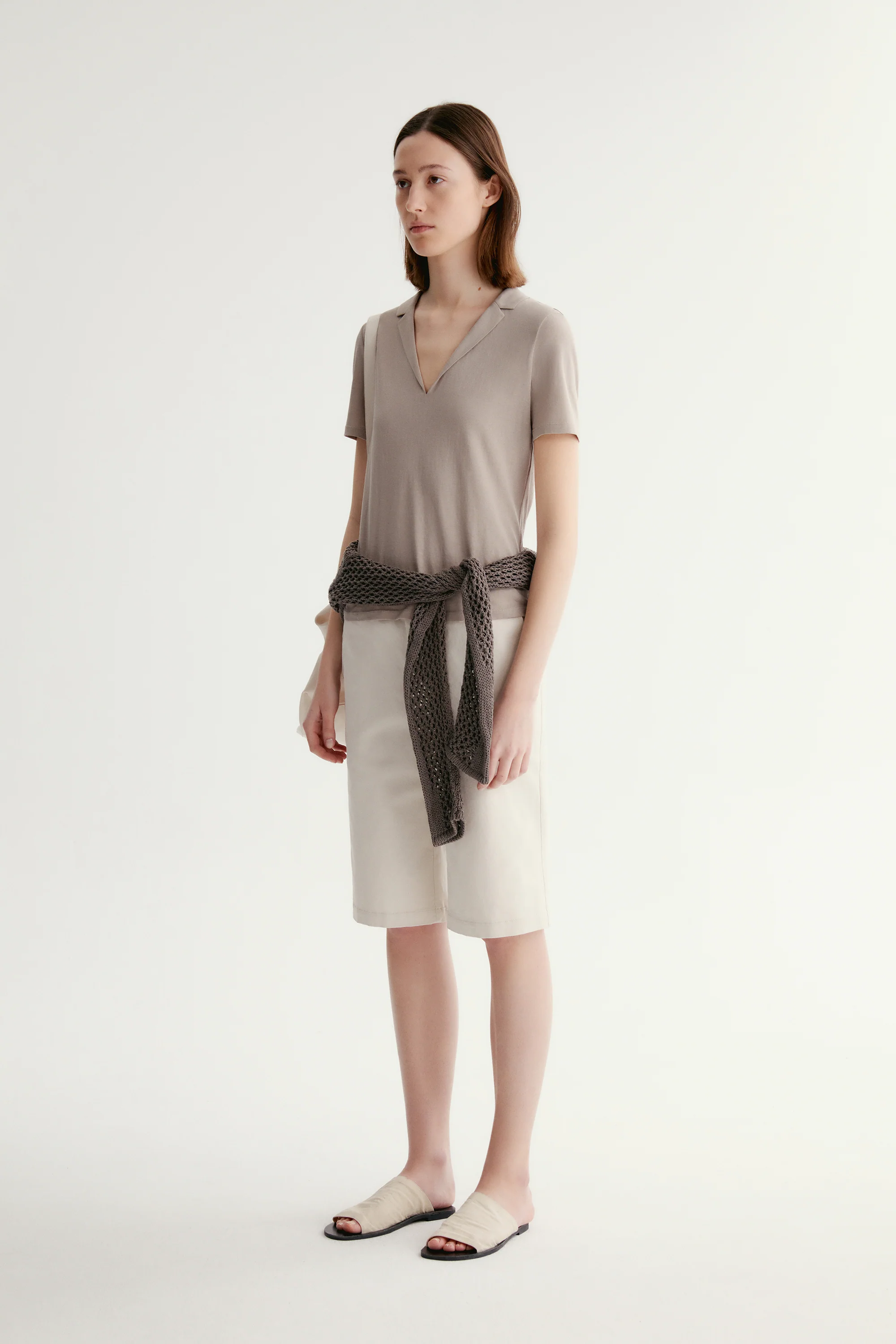 Straightleg Cotton Shorts - Image 5