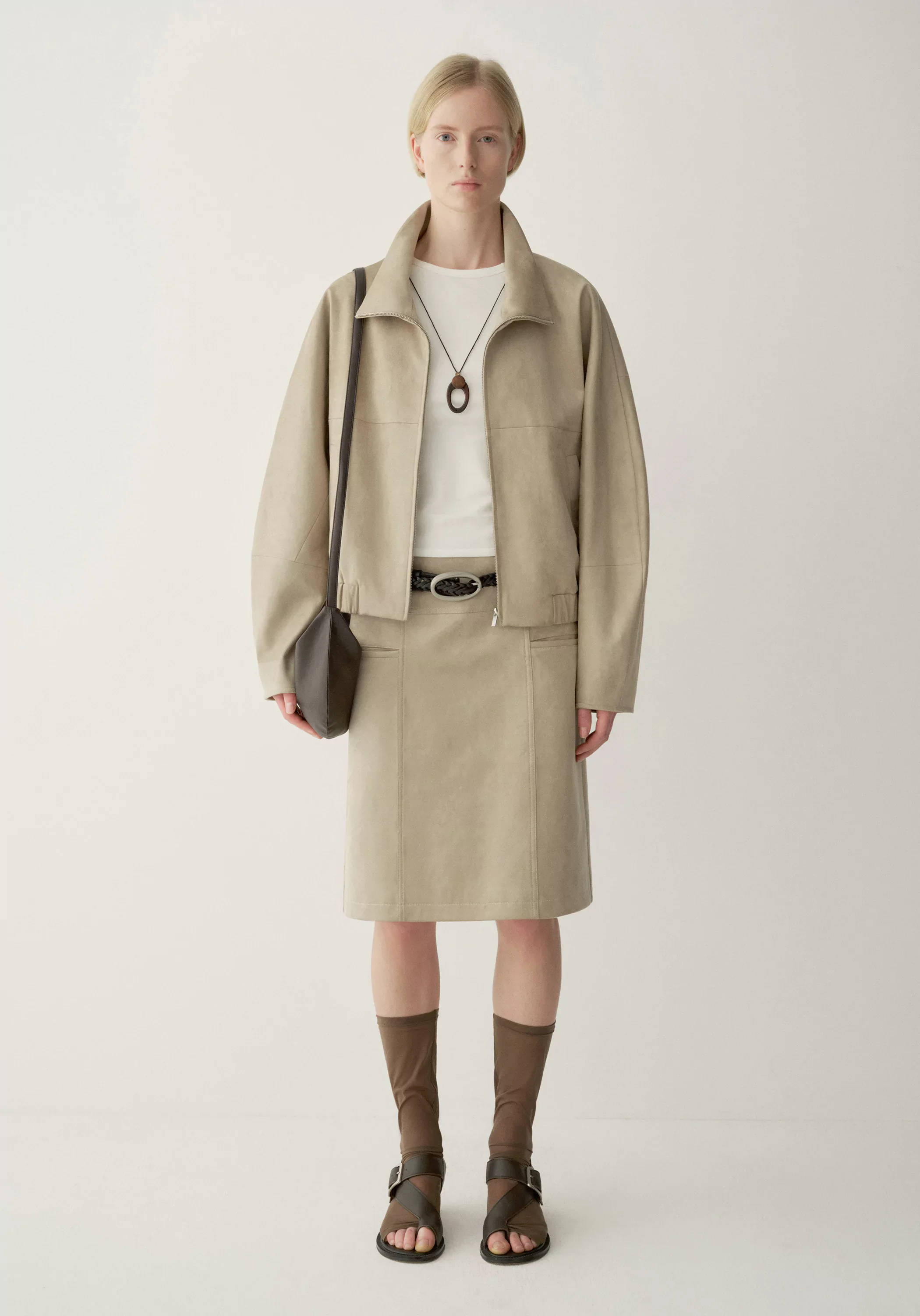 Suede-Effect Jacket - Image 13