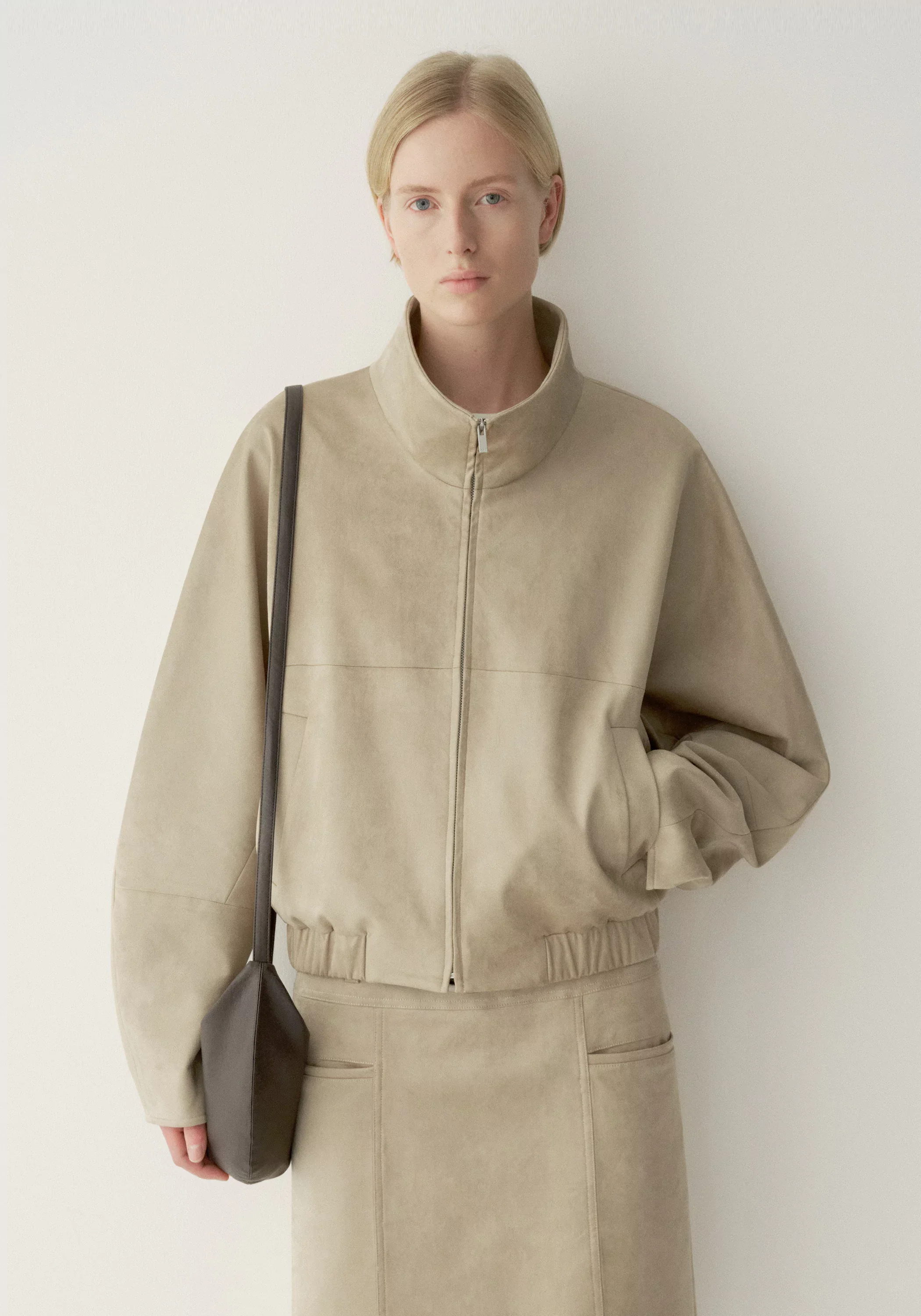 Suede-Effect Jacket - Image 3